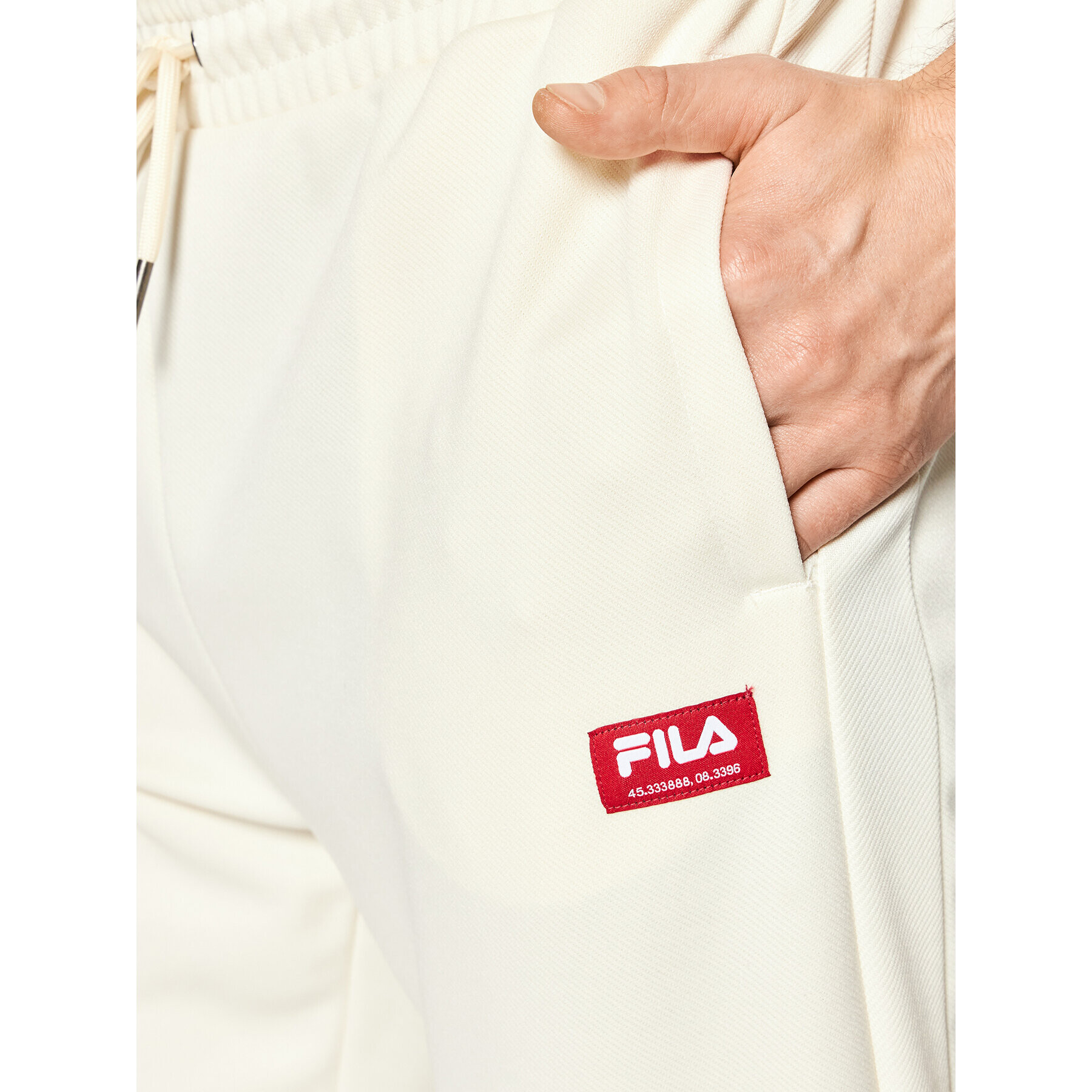 Fila Teplákové nohavice Treviso FAM0019 Béžová Tapered Fit - Pepit.sk