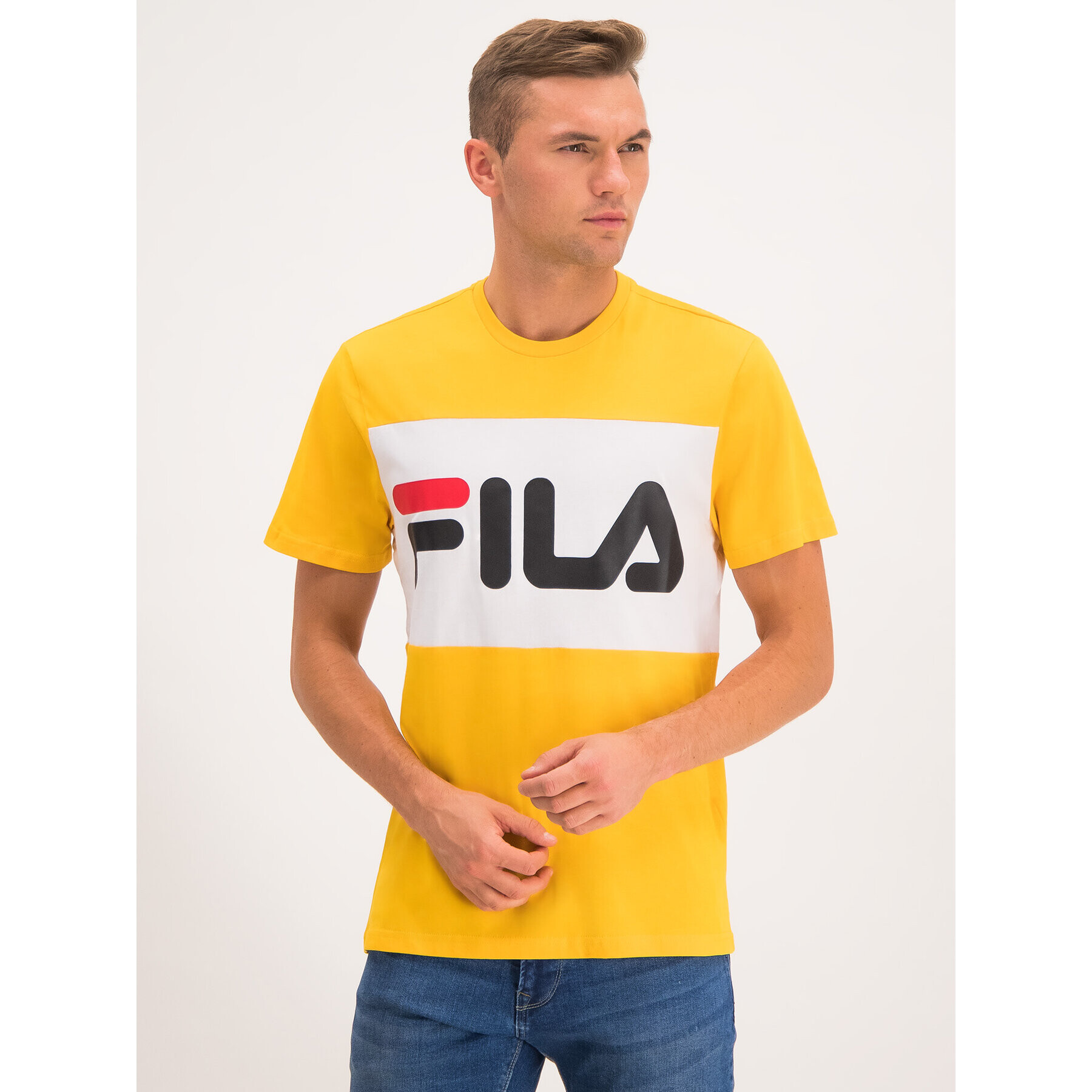 Fila Tričko 681244 Žltá Regular Fit - Pepit.sk