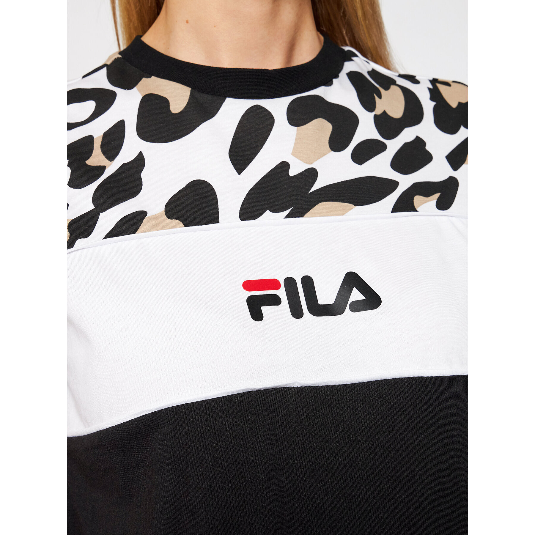 Fila Tričko Anokia Aop Blocked 688789 Čierna Regular Fit - Pepit.sk