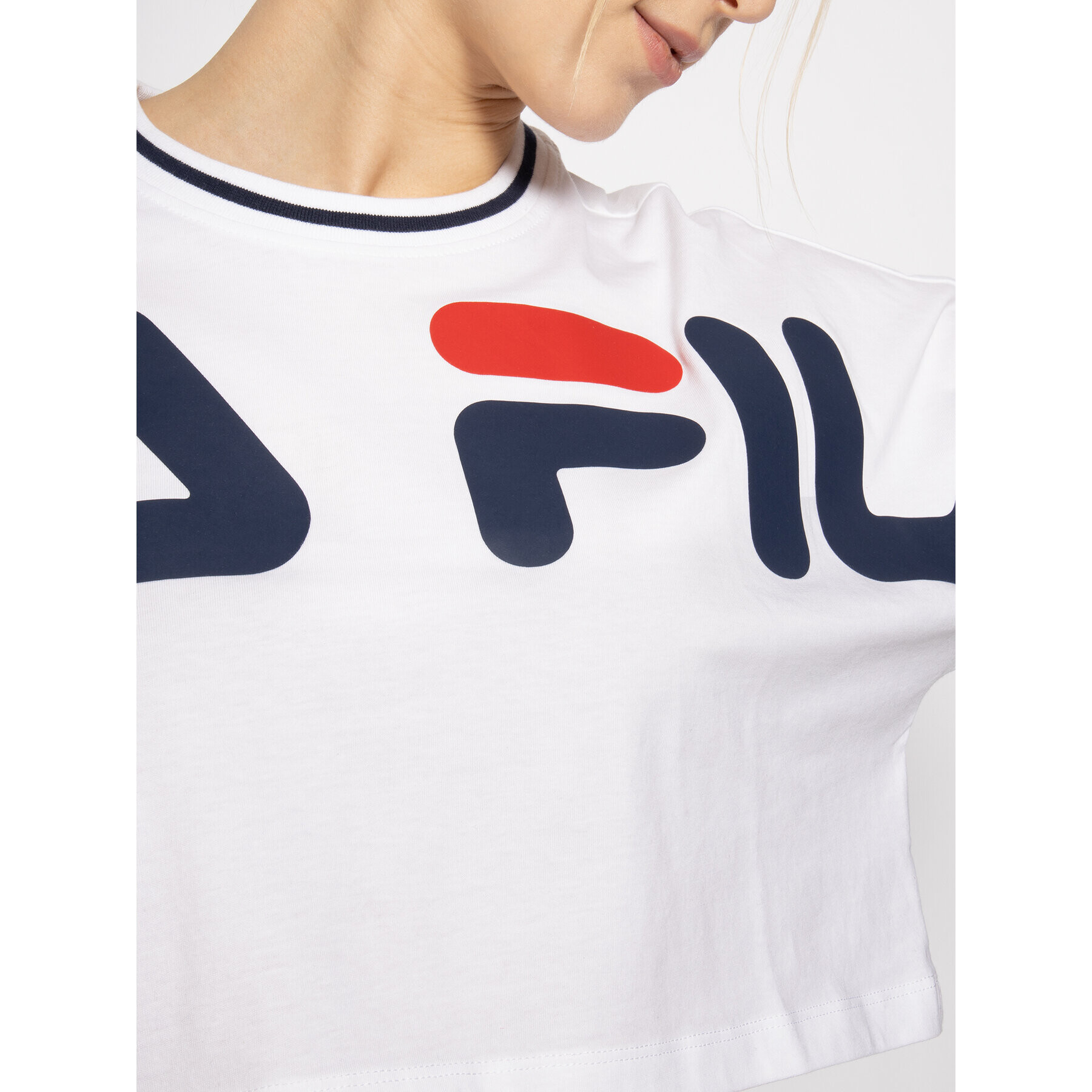 Fila Tričko Barr 687497 Biela Oversize - Pepit.sk