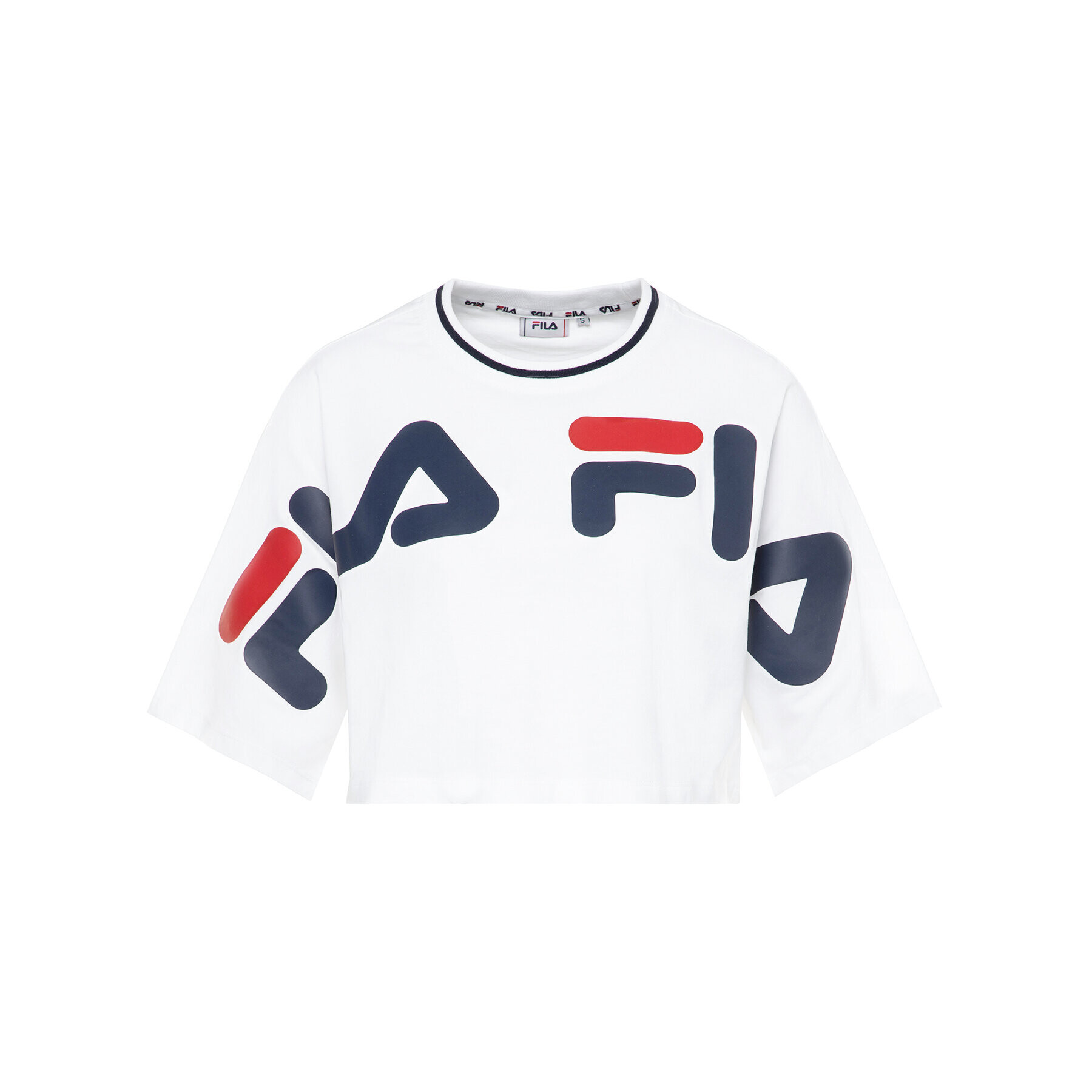 Fila Tričko Barr 687497 Biela Oversize - Pepit.sk