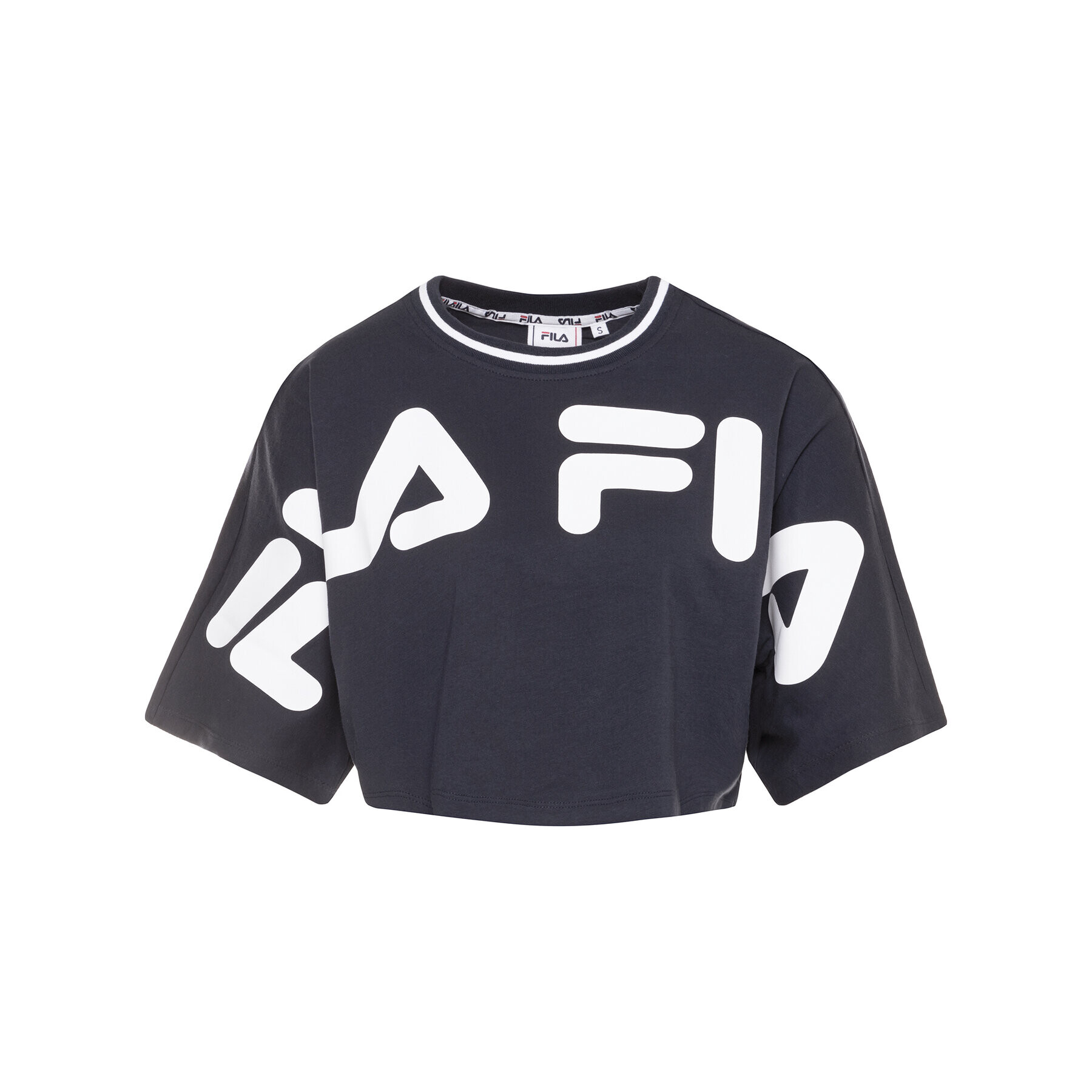 Fila Tričko Barr 687497 Tmavomodrá Cropped Fit - Pepit.sk