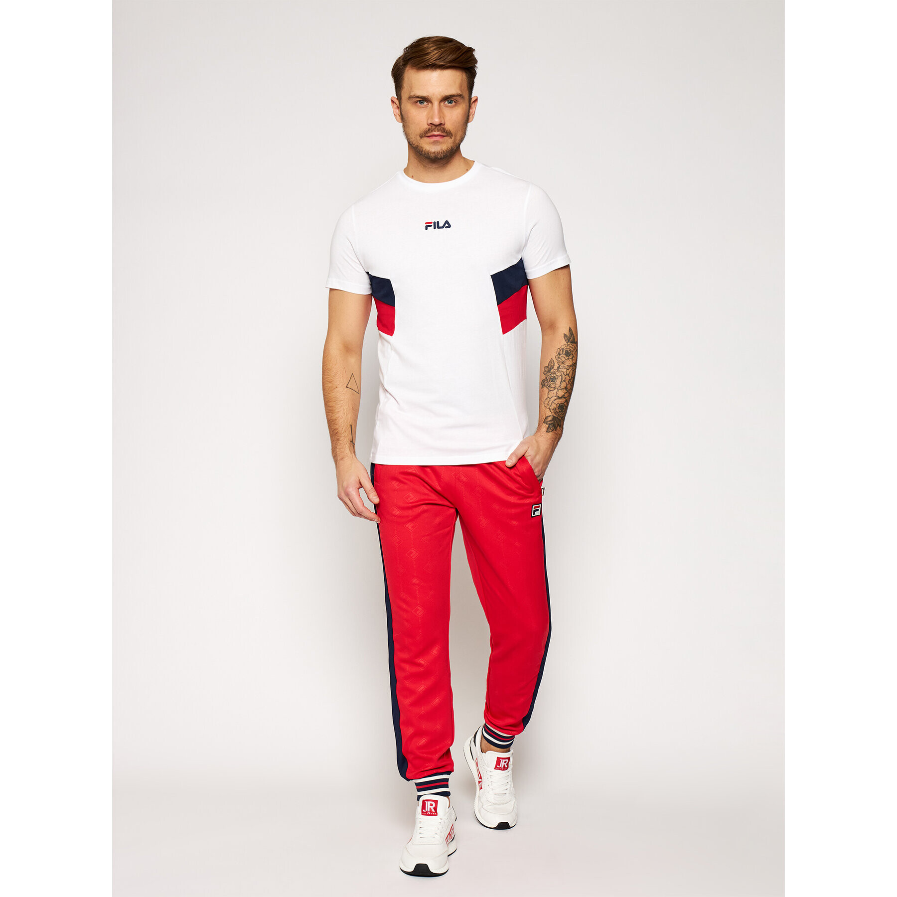 Fila Tričko Barry Tee 687482 Biela Regular Fit - Pepit.sk