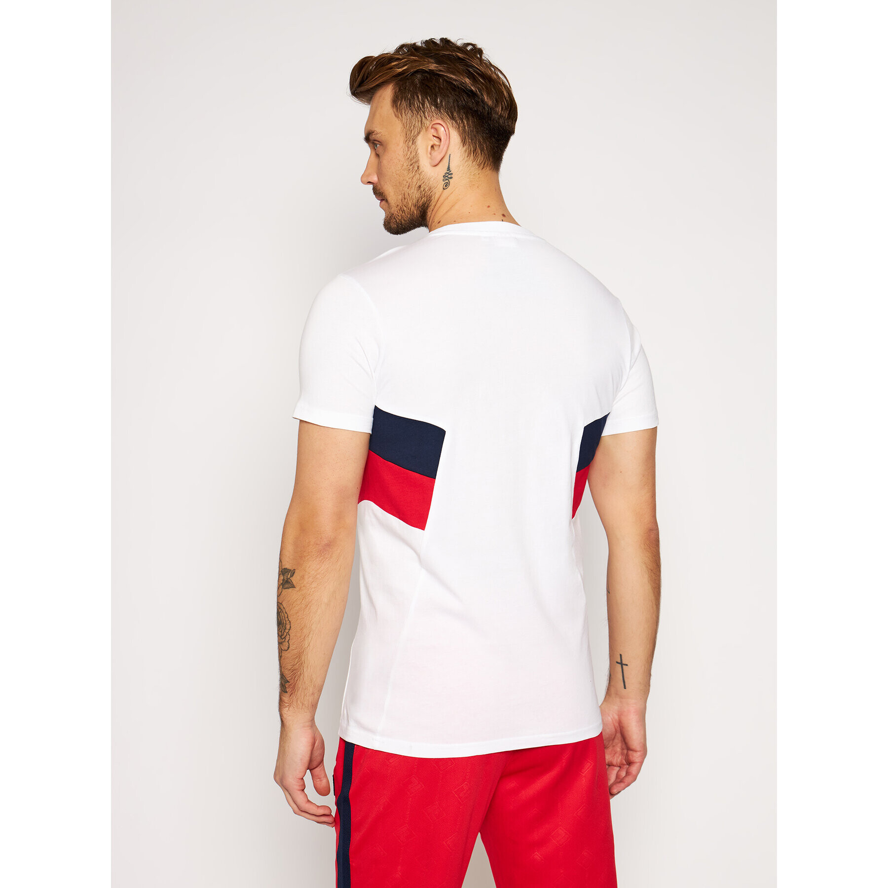 Fila Tričko Barry Tee 687482 Biela Regular Fit - Pepit.sk