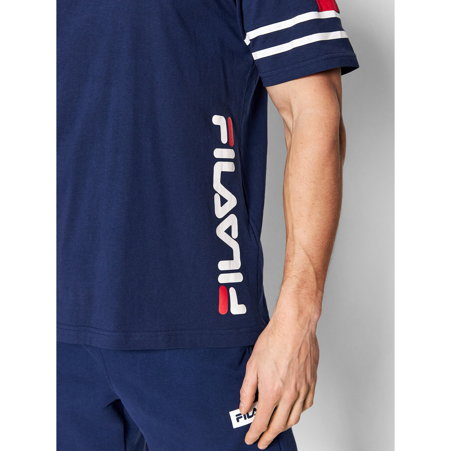 Fila Tričko Barstow FAM0079 Tmavomodrá Relaxed Fit - Pepit.sk