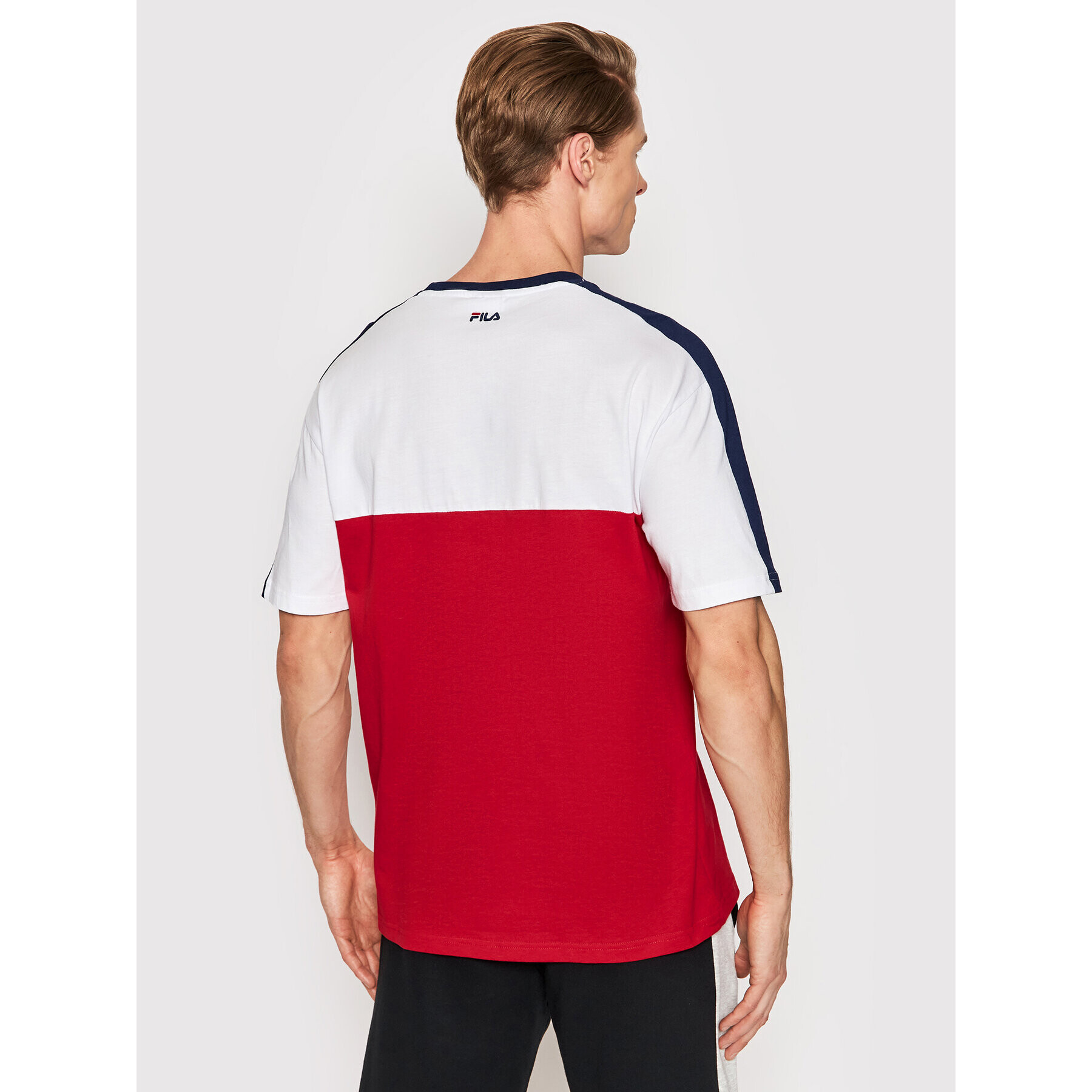 Fila Tričko Bartin 768990 Červená Loose Fit - Pepit.sk