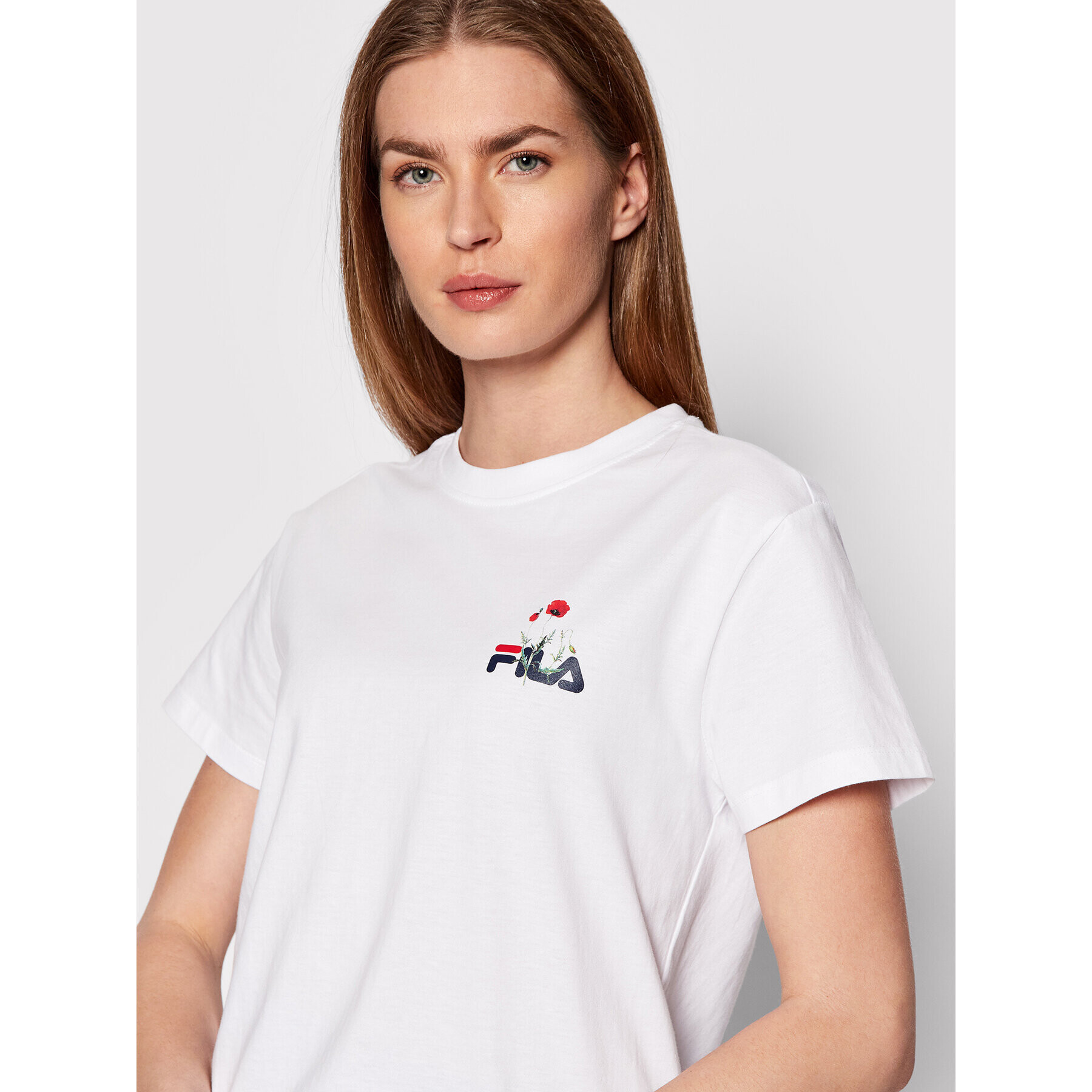 Fila Tričko Berisso FAW0097 Biela Regular Fit - Pepit.sk