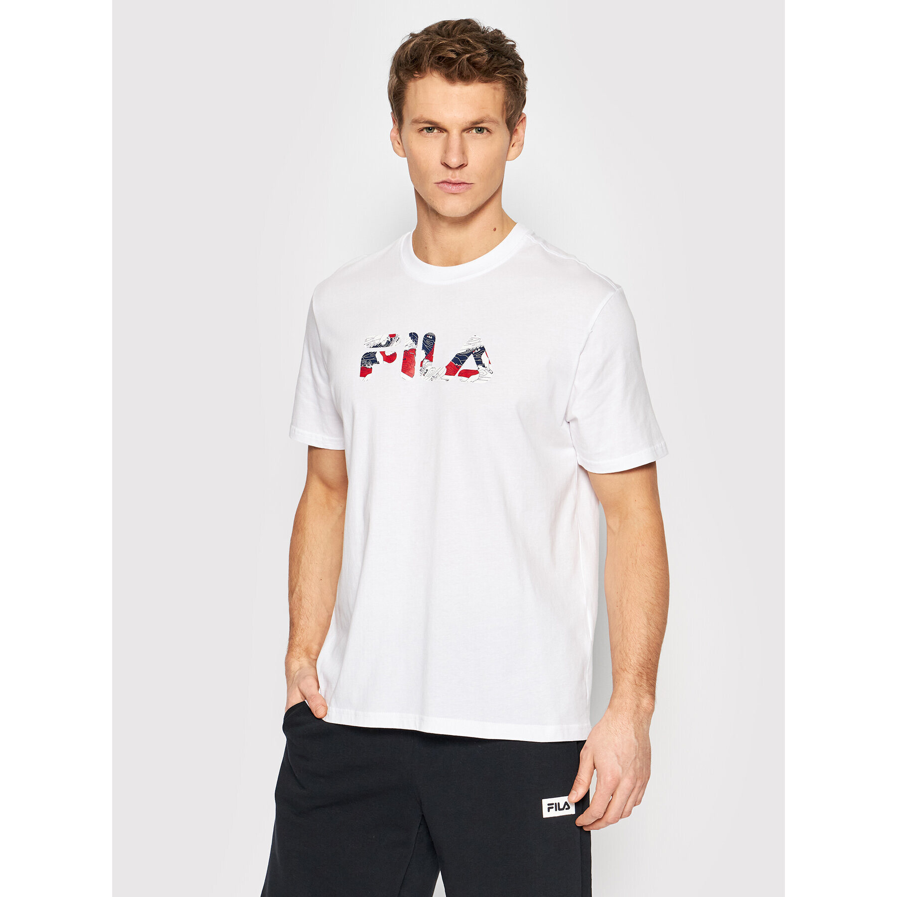 Fila Tričko Bosque FAM0043 Biela Regular Fit - Pepit.sk