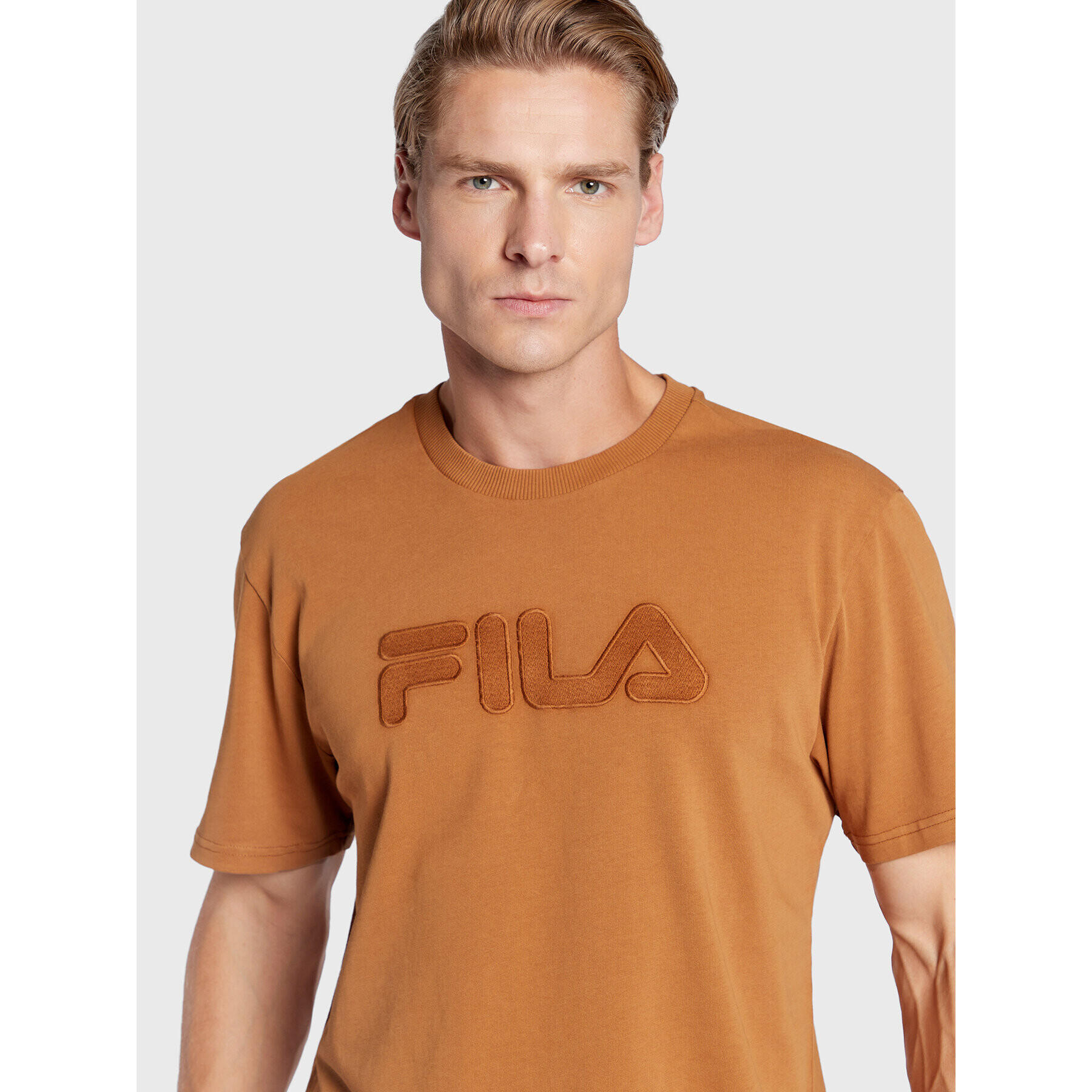 Fila Tričko Buek FAM0279 Hnedá Regular Fit - Pepit.sk