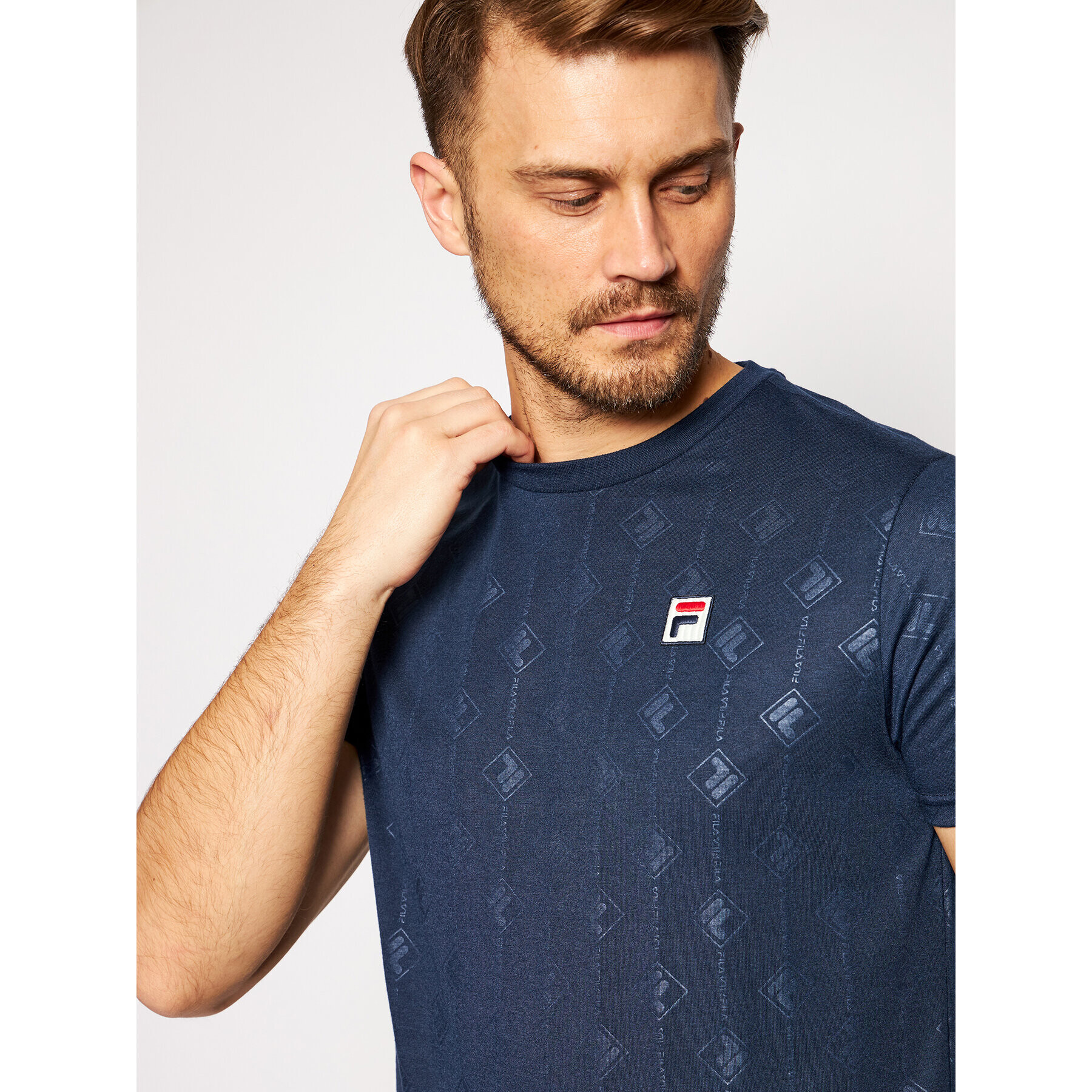 Fila Tričko Henio Tee 687884 Tmavomodrá Regular Fit - Pepit.sk