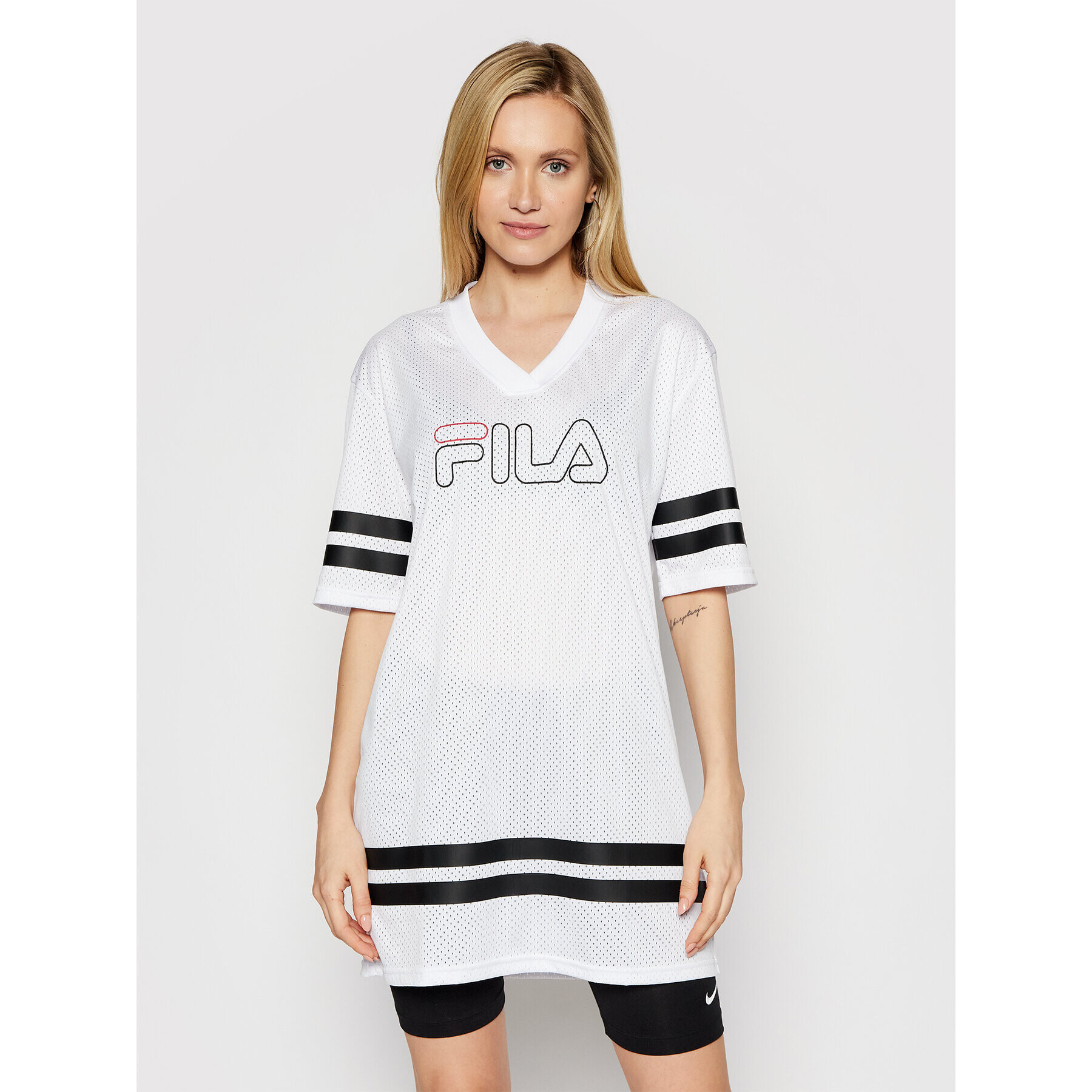 Fila Tričko Jala 683299 Biela Oversize - Pepit.sk