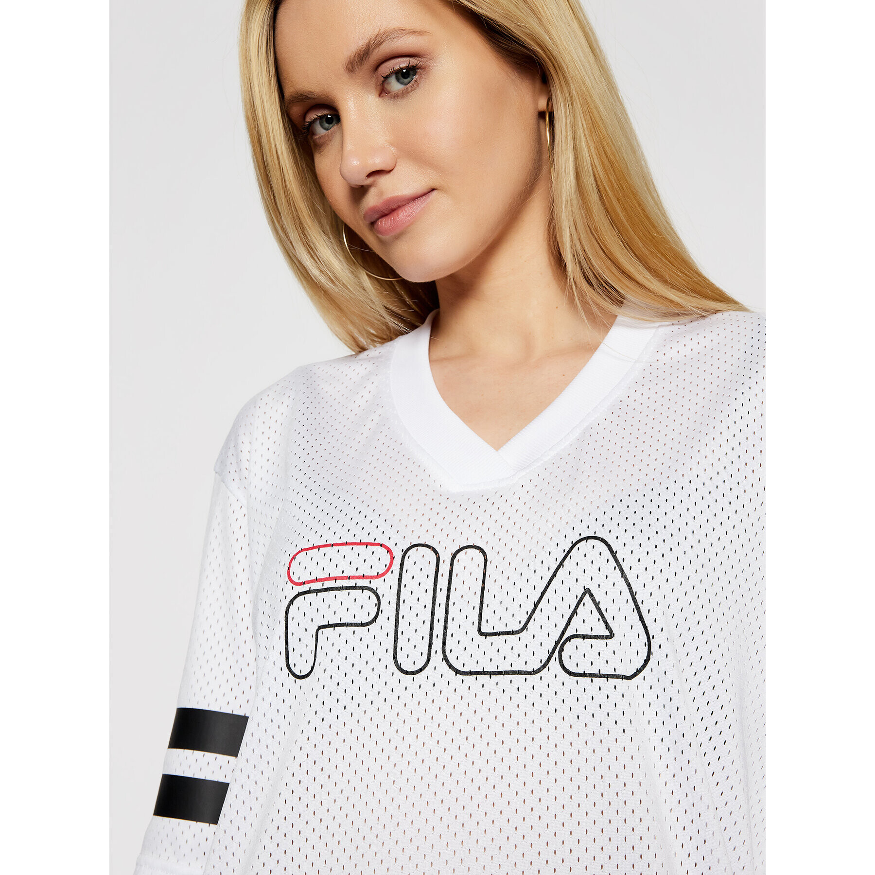 Fila Tričko Jala 683299 Biela Oversize - Pepit.sk