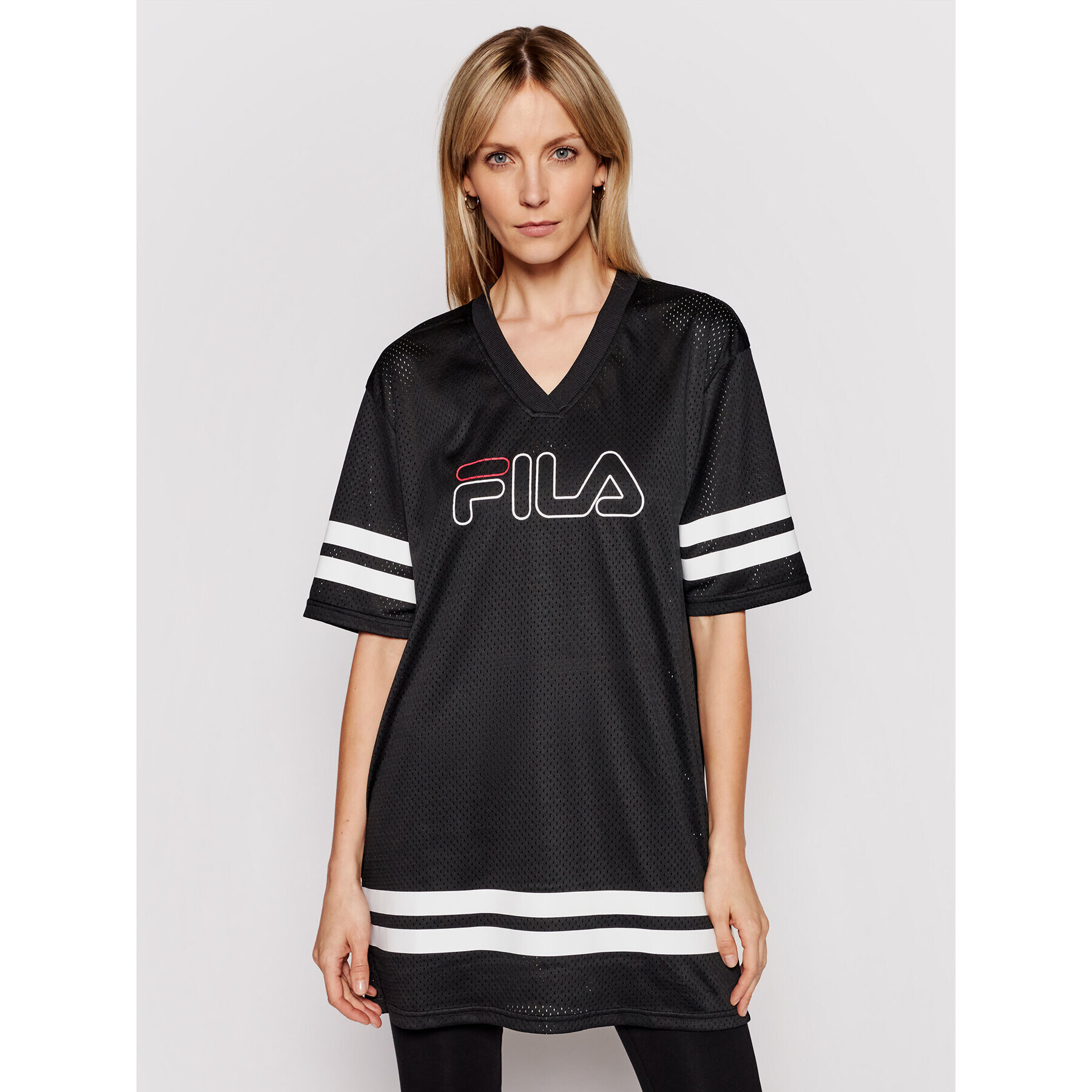 Fila Tričko Jala 683299 Čierna Oversize - Pepit.sk