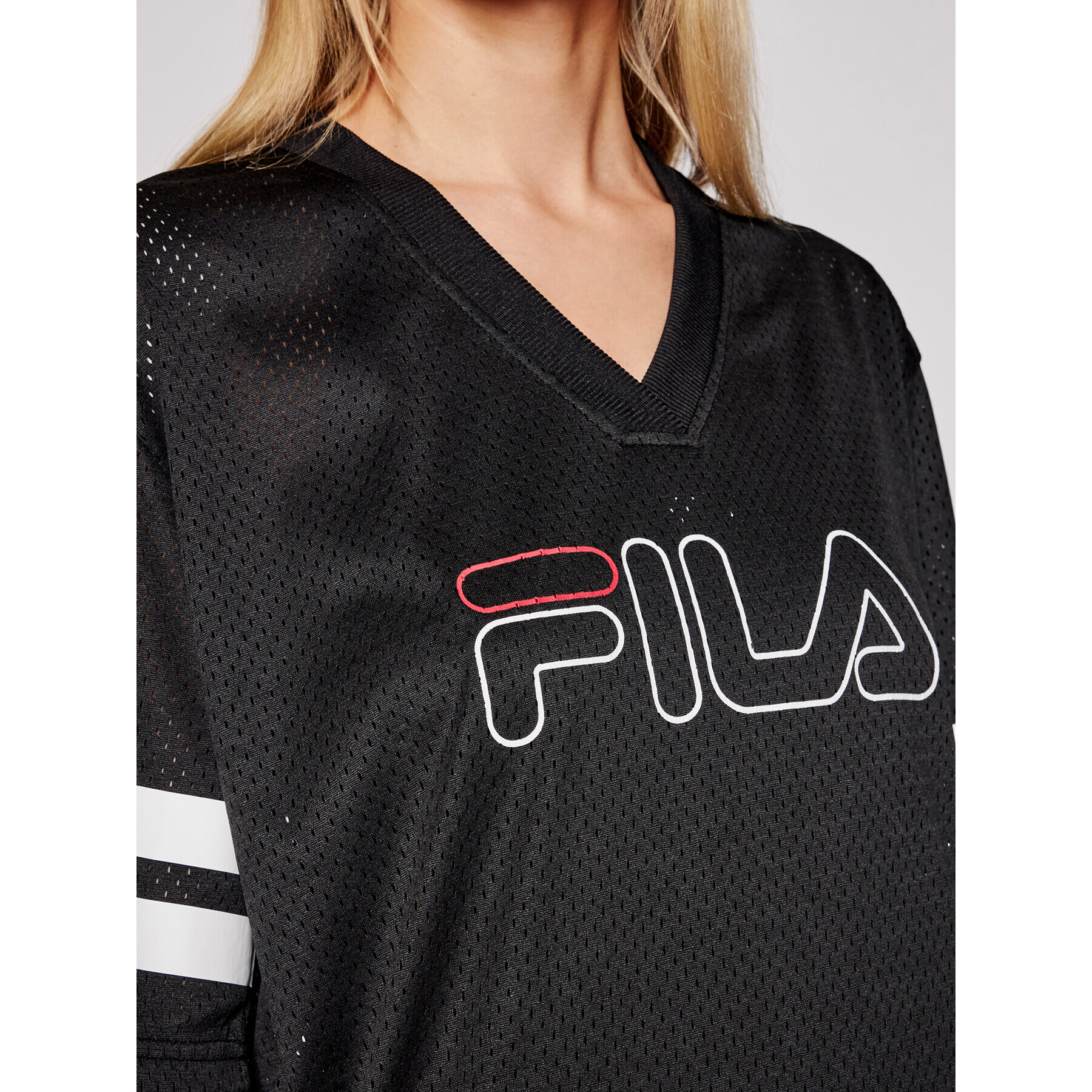 Fila Tričko Jala 683299 Čierna Oversize - Pepit.sk