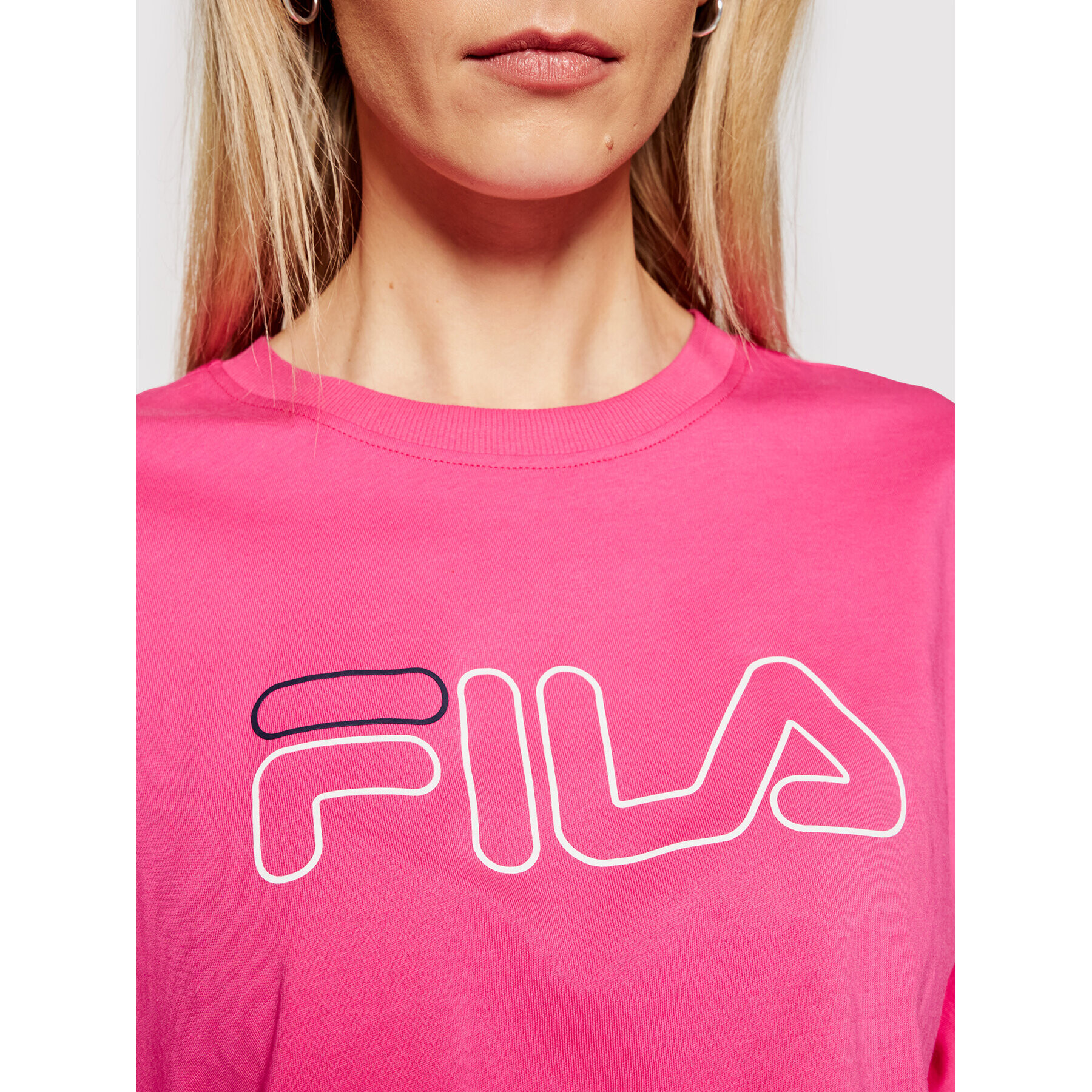 Fila Tričko Jamielle 683303 Ružová Oversize - Pepit.sk