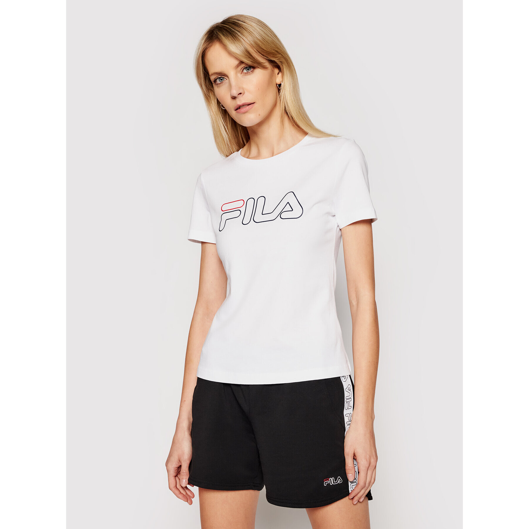 Fila Tričko Ladan Tee 683179 Biela Regular Fit - Pepit.sk