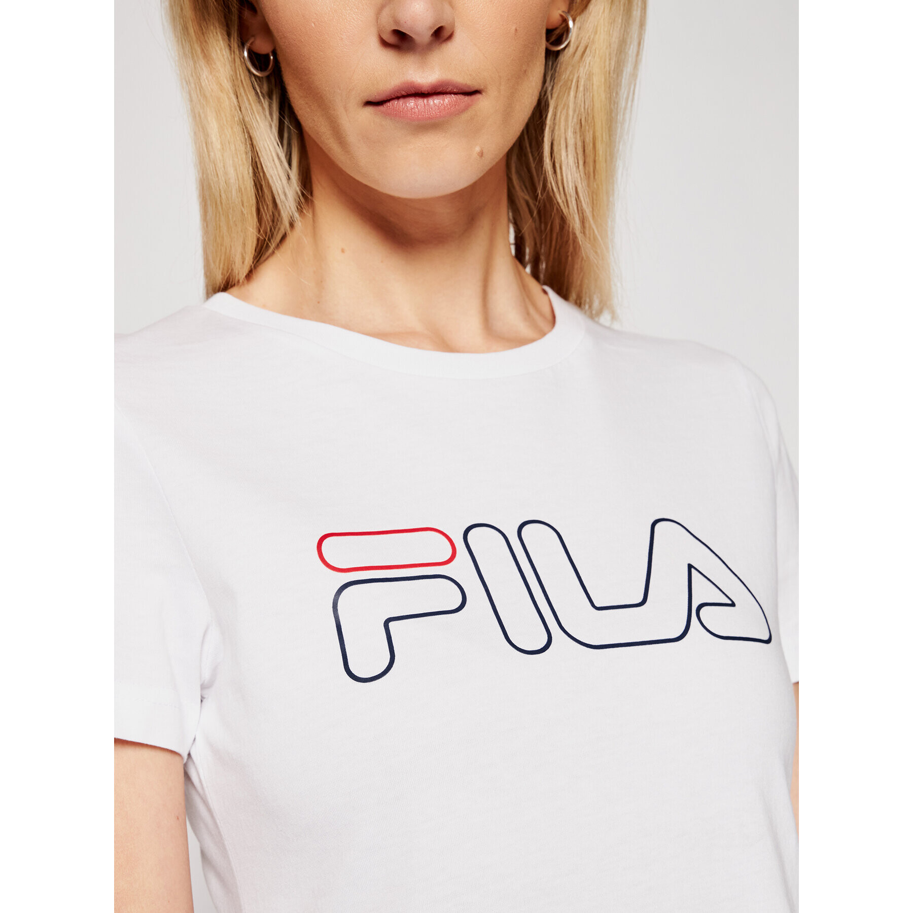 Fila Tričko Ladan Tee 683179 Biela Regular Fit - Pepit.sk