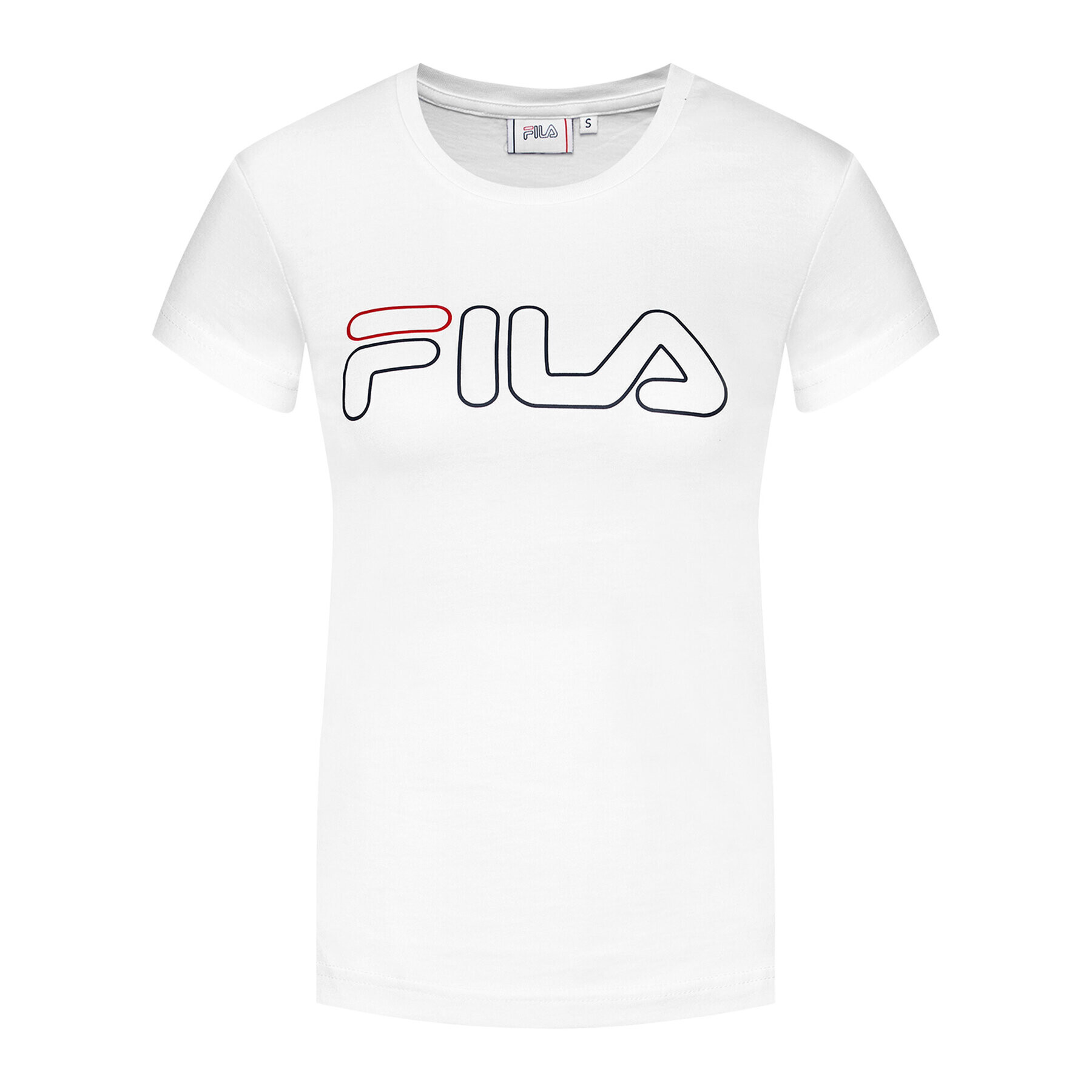 Fila Tričko Ladan Tee 683179 Biela Regular Fit - Pepit.sk