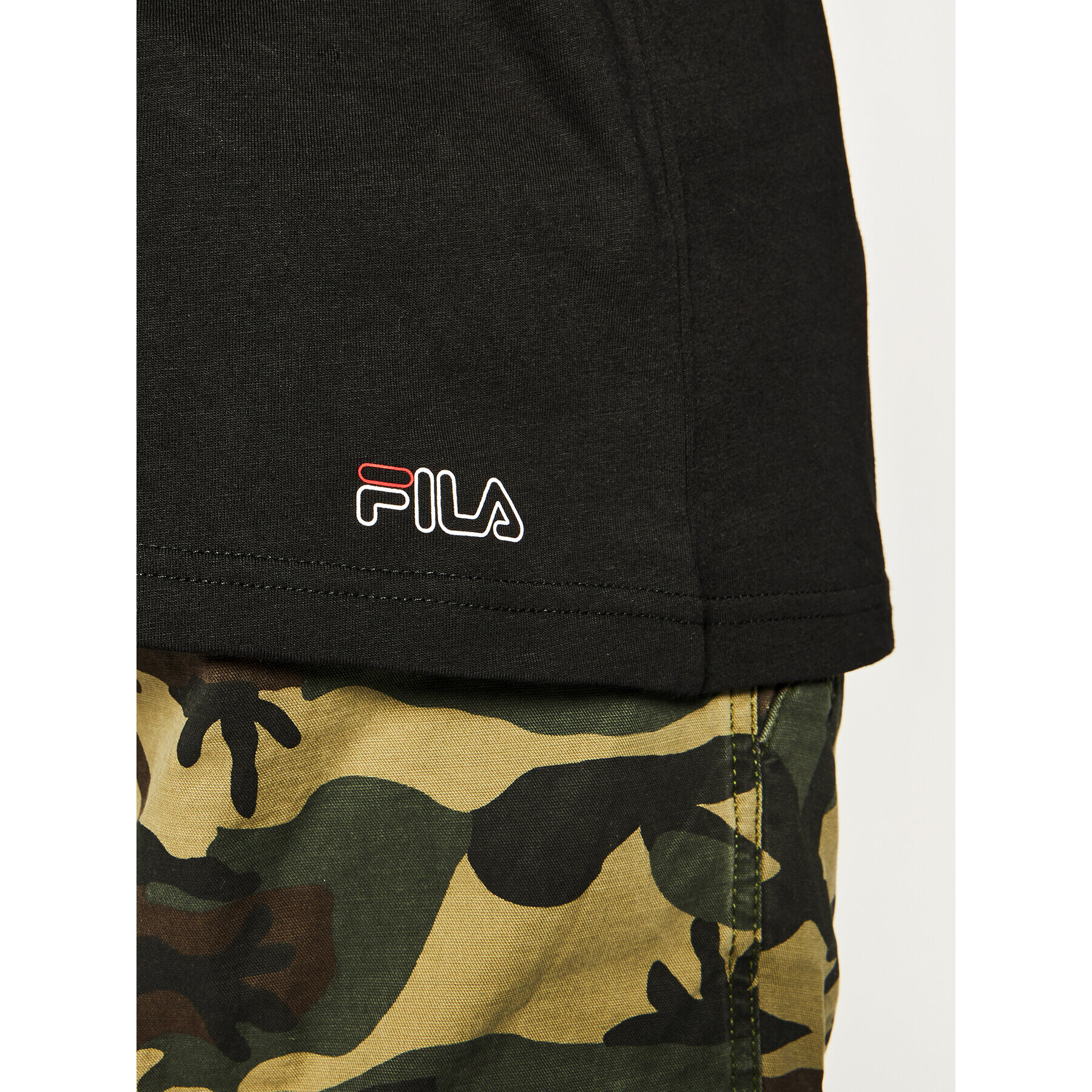 Fila Tričko Loe Tee 683095 Čierna Regular Fit - Pepit.sk