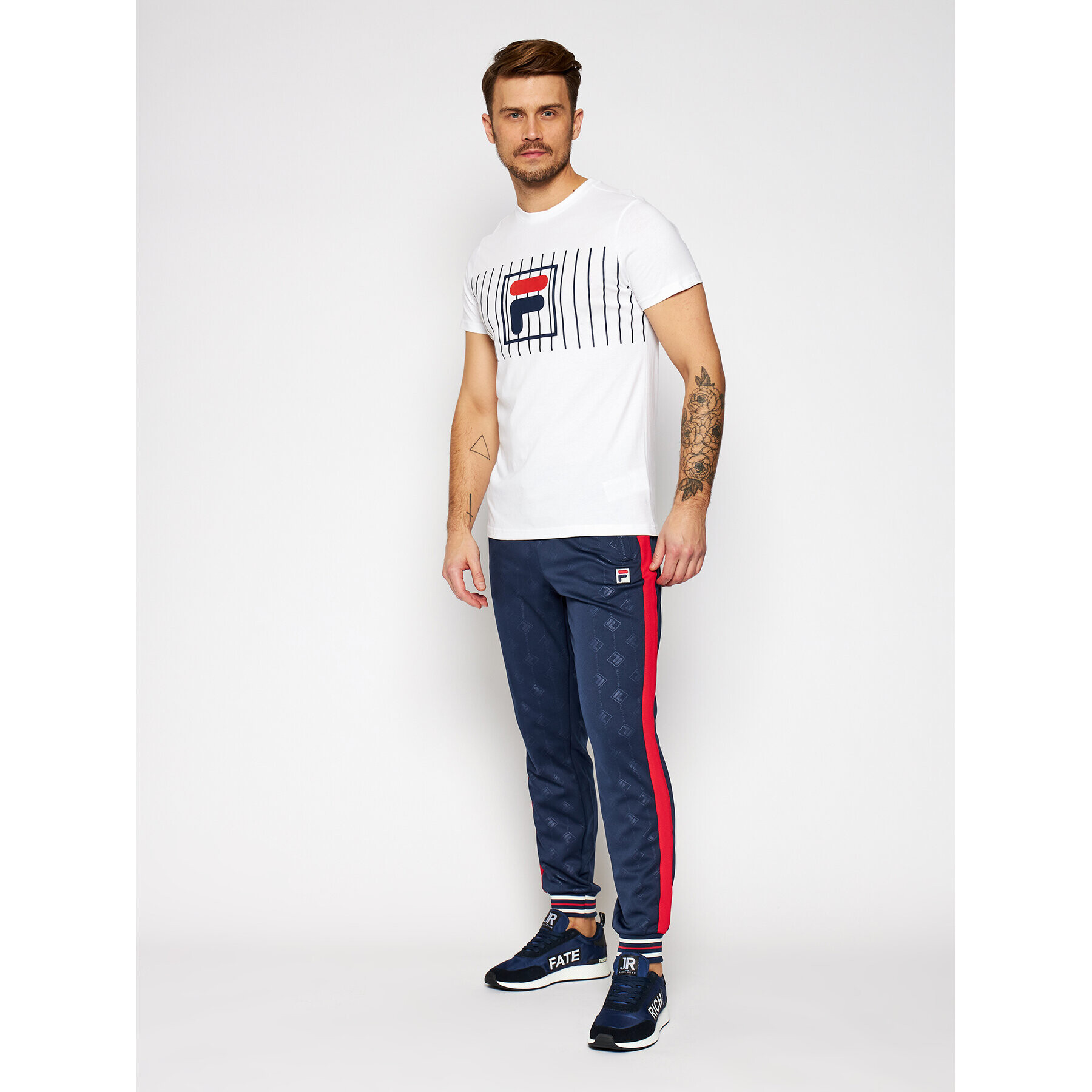 Fila Tričko Sauts Tee 687989 Biela Regular Fit - Pepit.sk