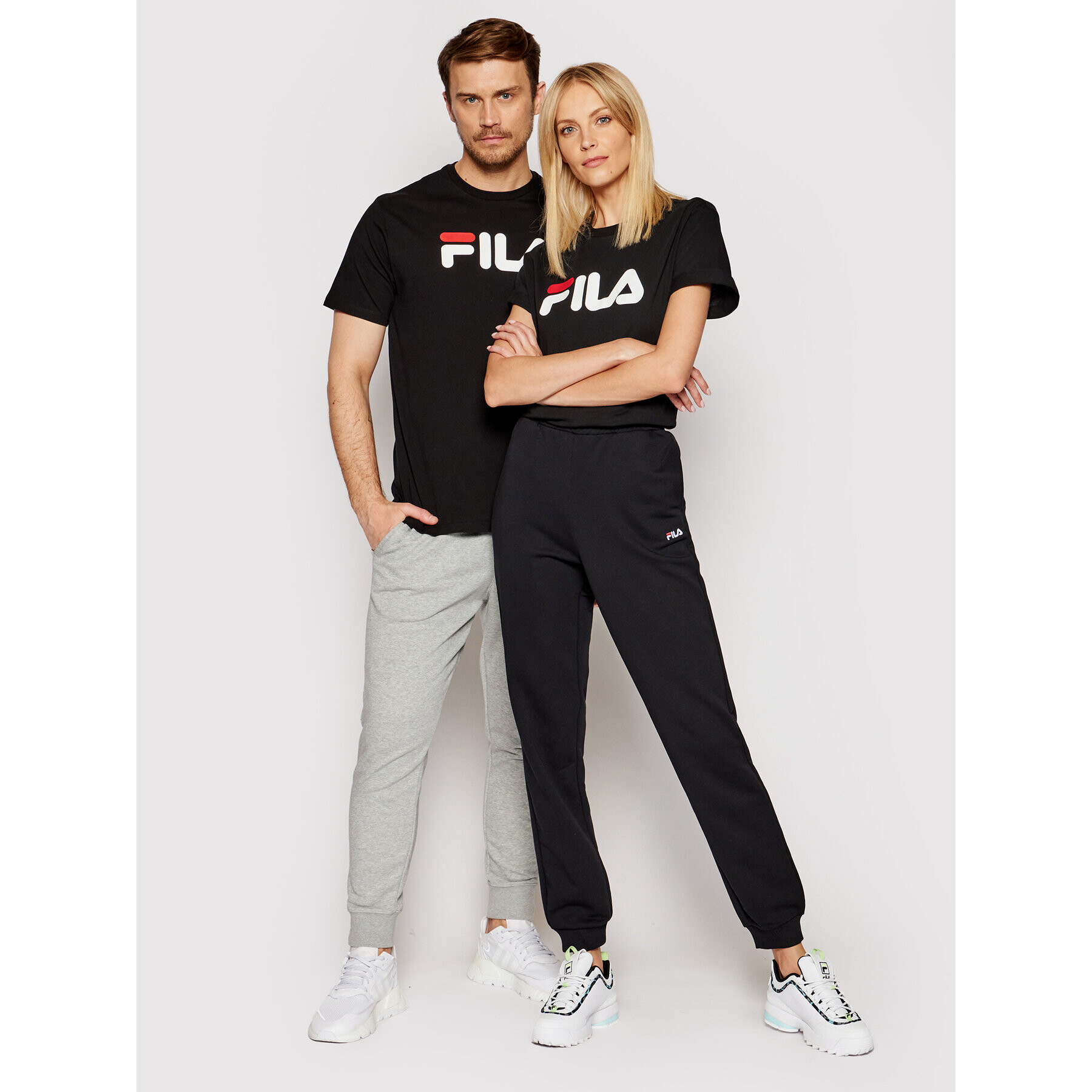 Fila Tričko Unisex 681093 Čierna Regular Fit - Pepit.sk