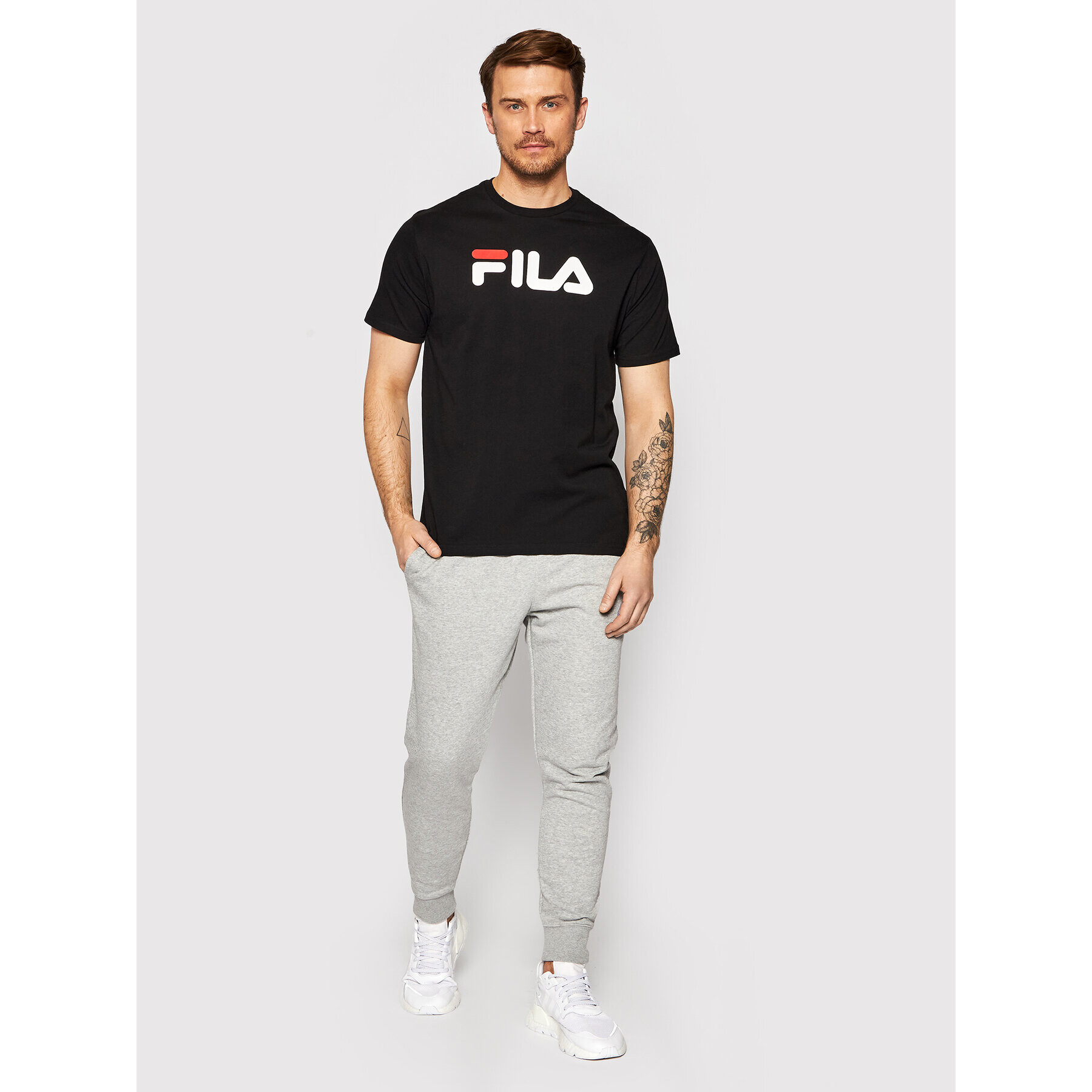 Fila Tričko Unisex 681093 Čierna Regular Fit - Pepit.sk