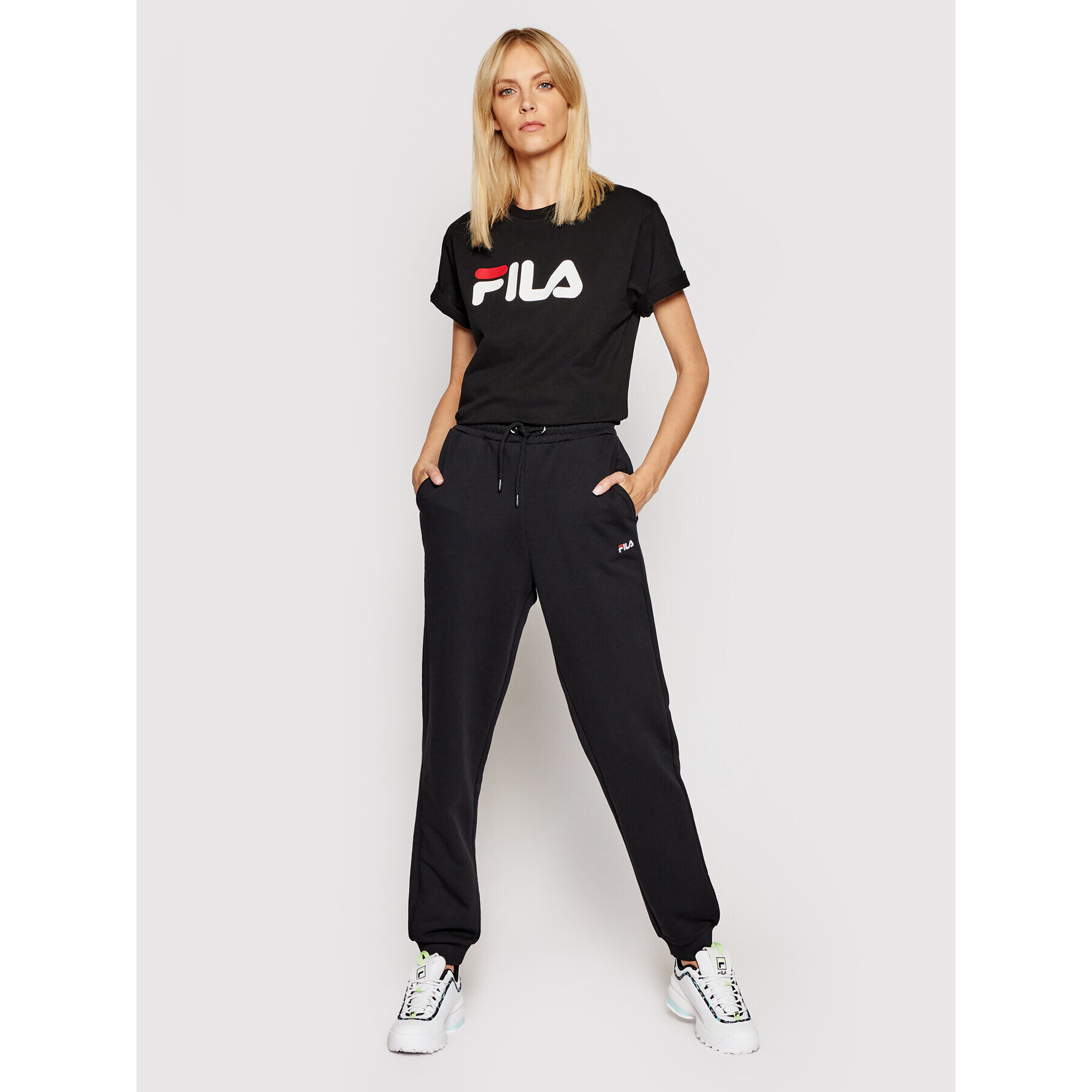 Fila Tričko Unisex 681093 Čierna Regular Fit - Pepit.sk