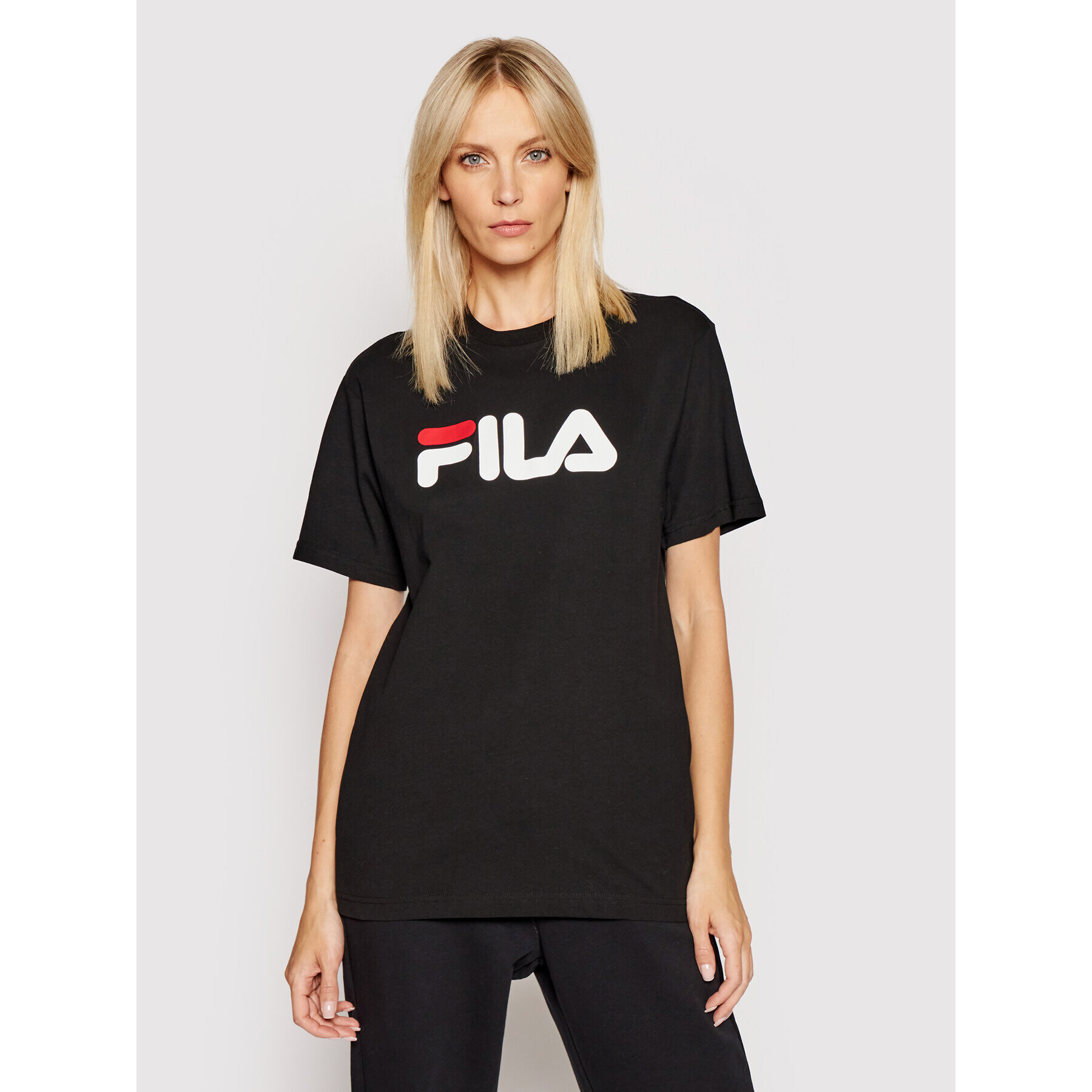 Fila Tričko Unisex 681093 Čierna Regular Fit - Pepit.sk