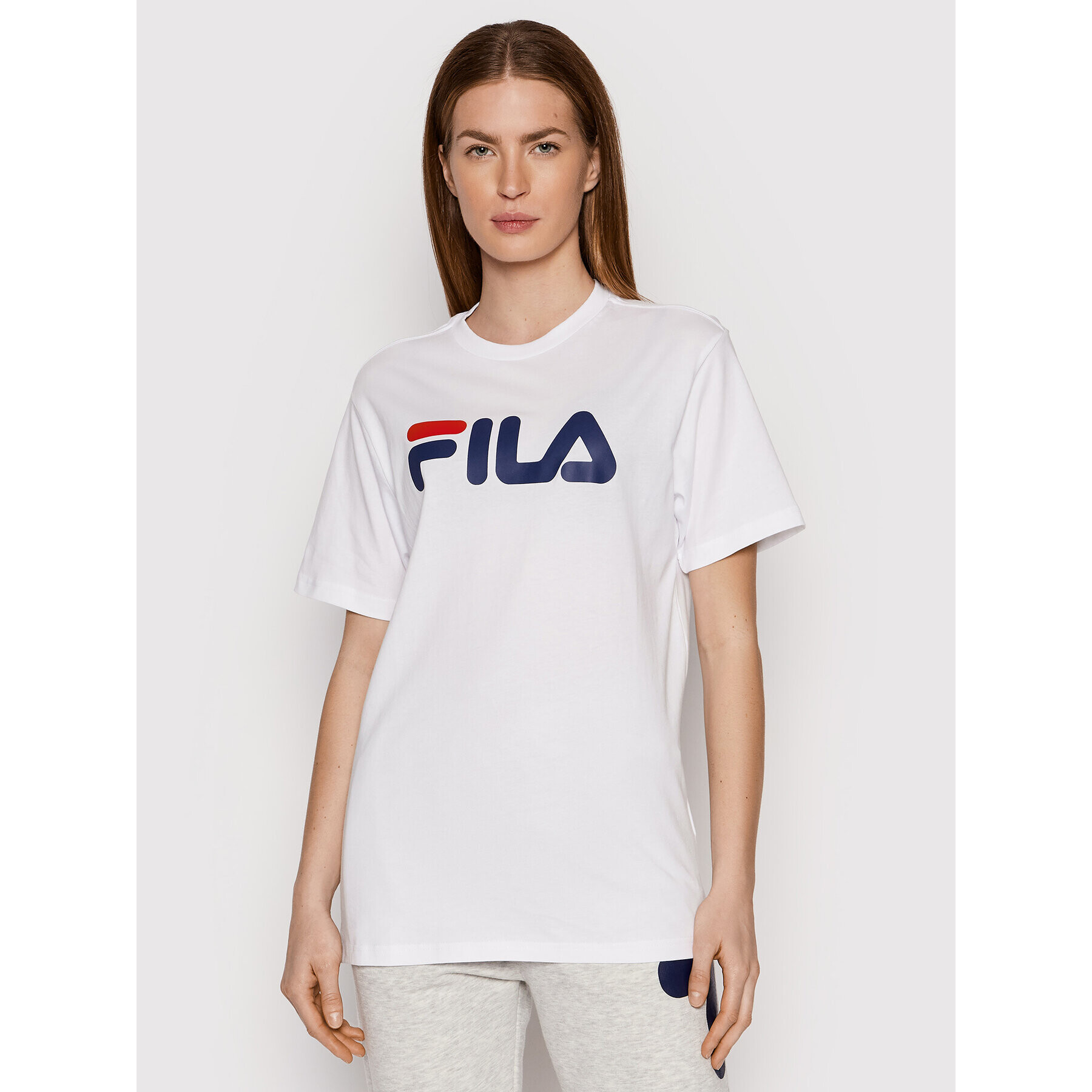 Fila Tričko Unisex Bellano FAU0067 Biela Regular Fit - Pepit.sk