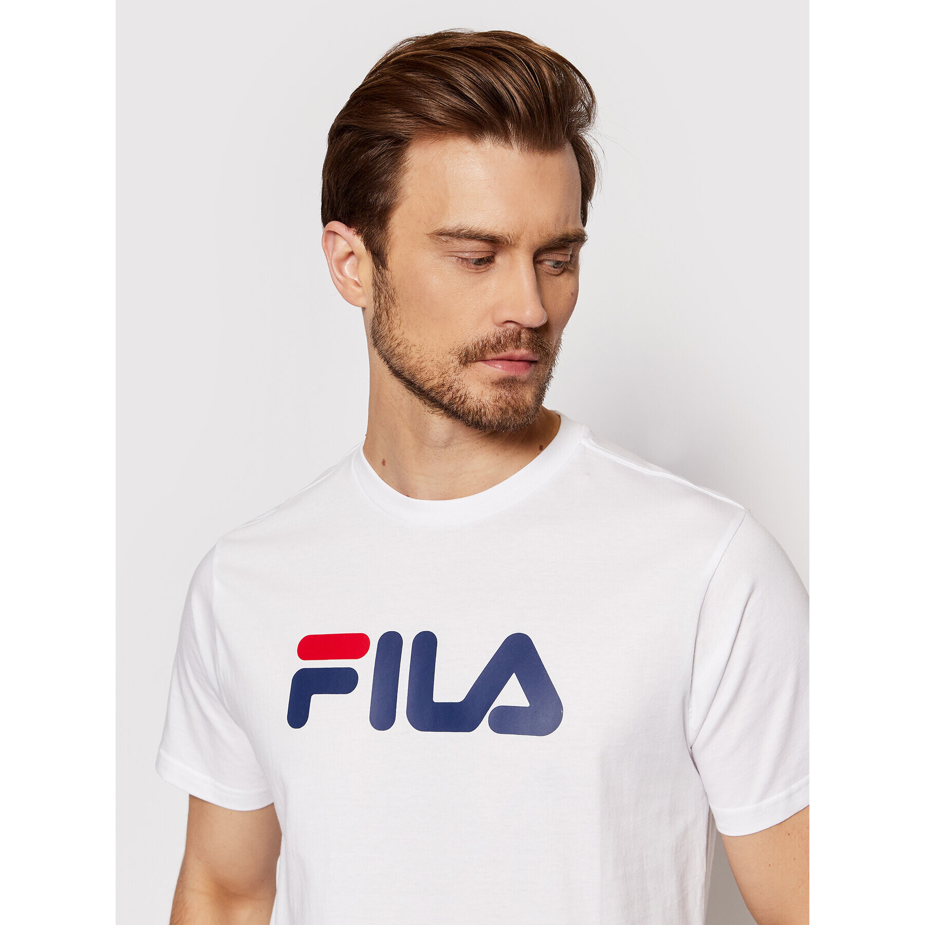 Fila Tričko Unisex Bellano FAU0067 Biela Regular Fit - Pepit.sk