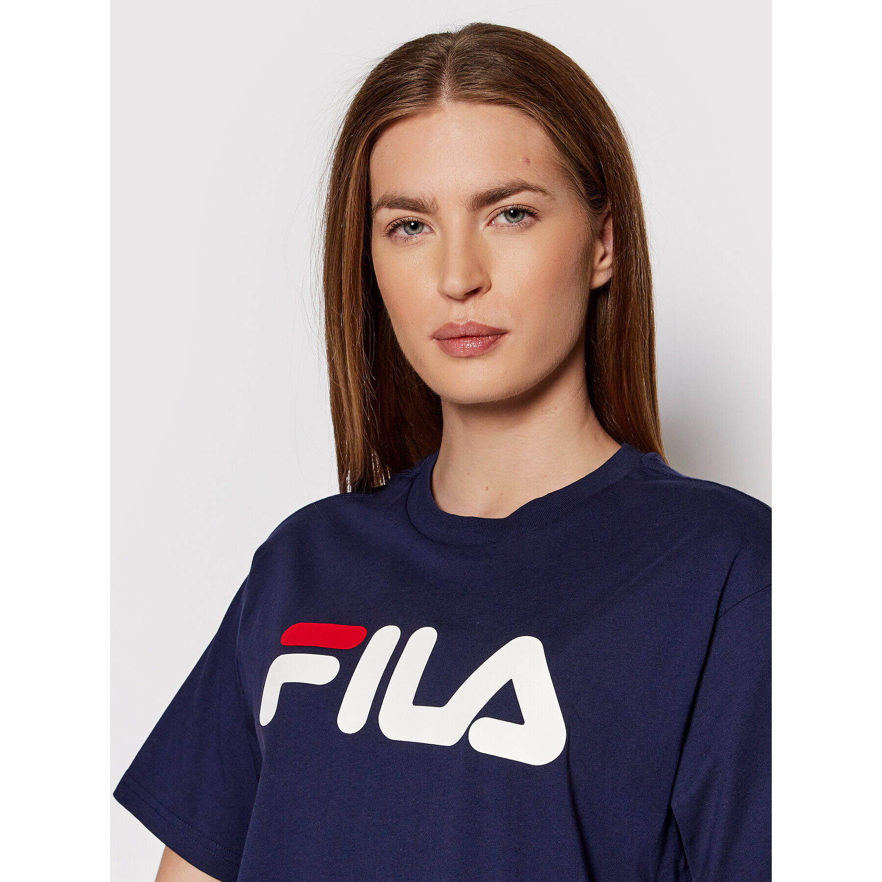 Fila Tričko Unisex Bellano FAU0067 Tmavomodrá Regular Fit - Pepit.sk