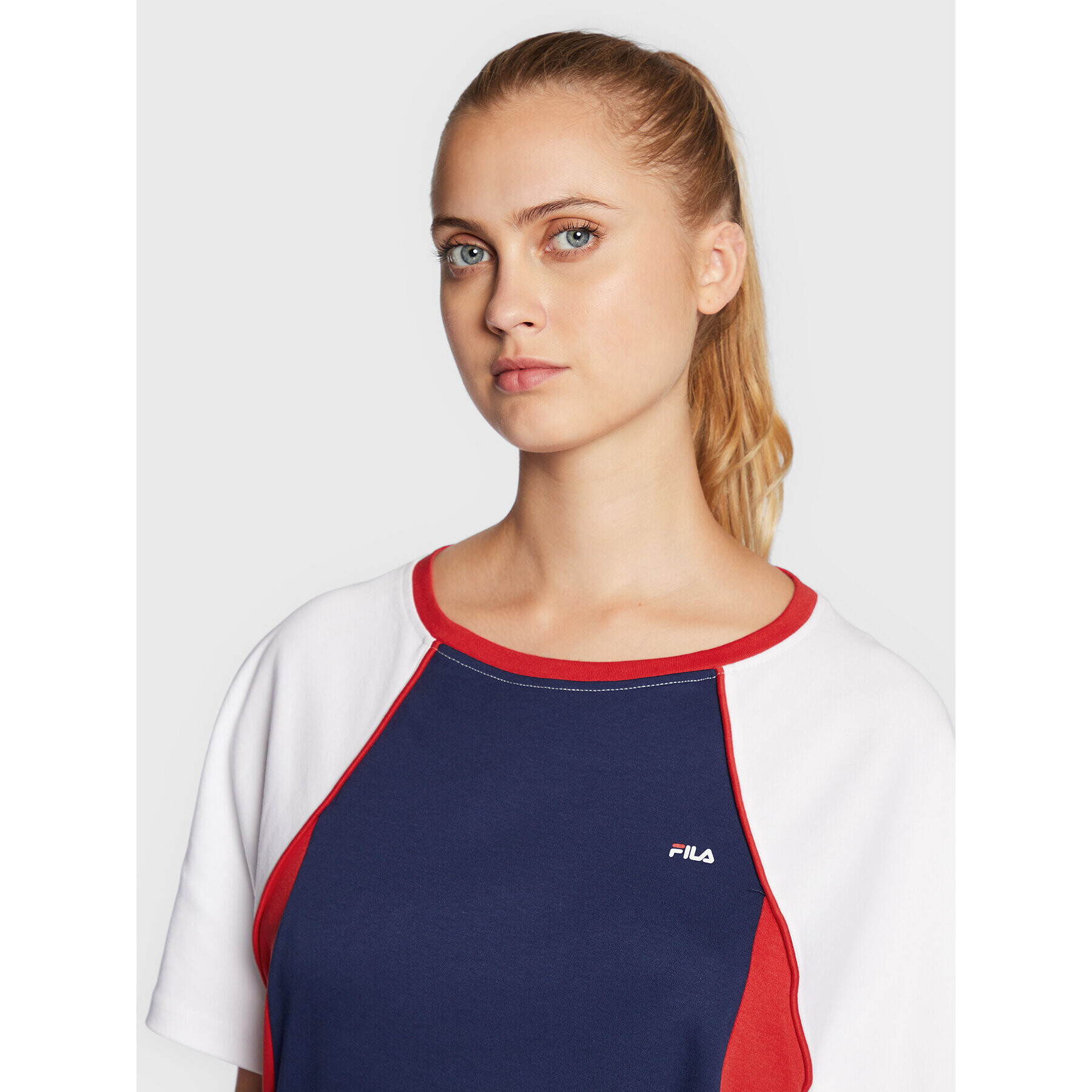 Fila Tričko Zawiya FAW0266 Tmavomodrá Oversize - Pepit.sk