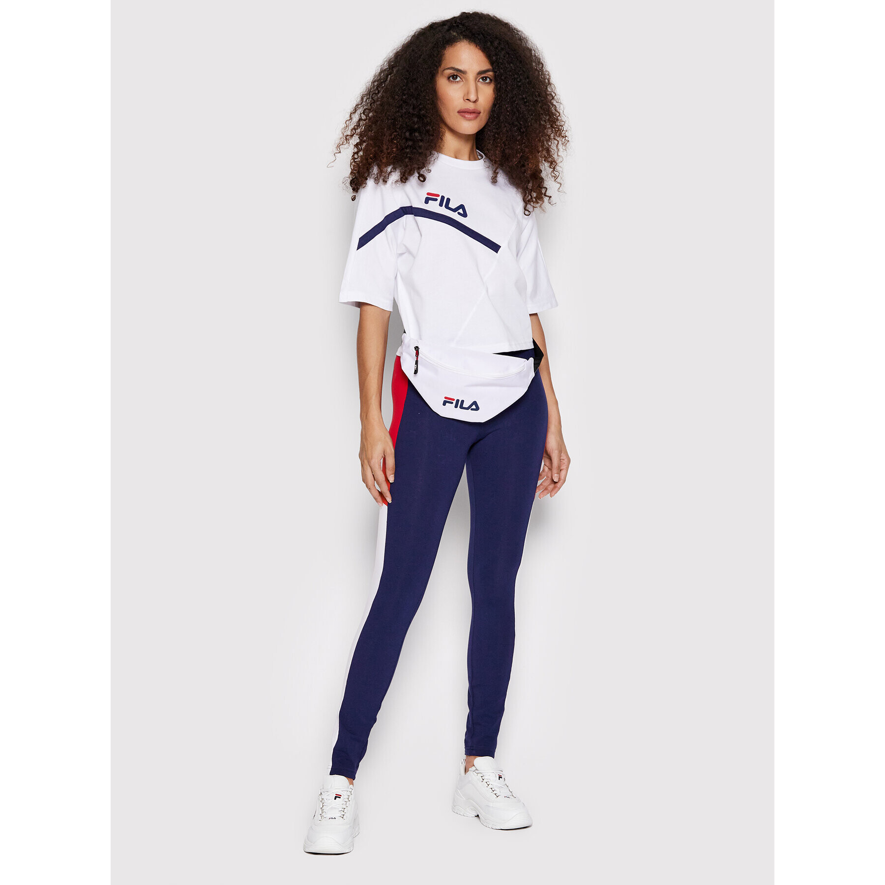 Fila Tričko Zug FAW0156 Biela Cropped Fit - Pepit.sk