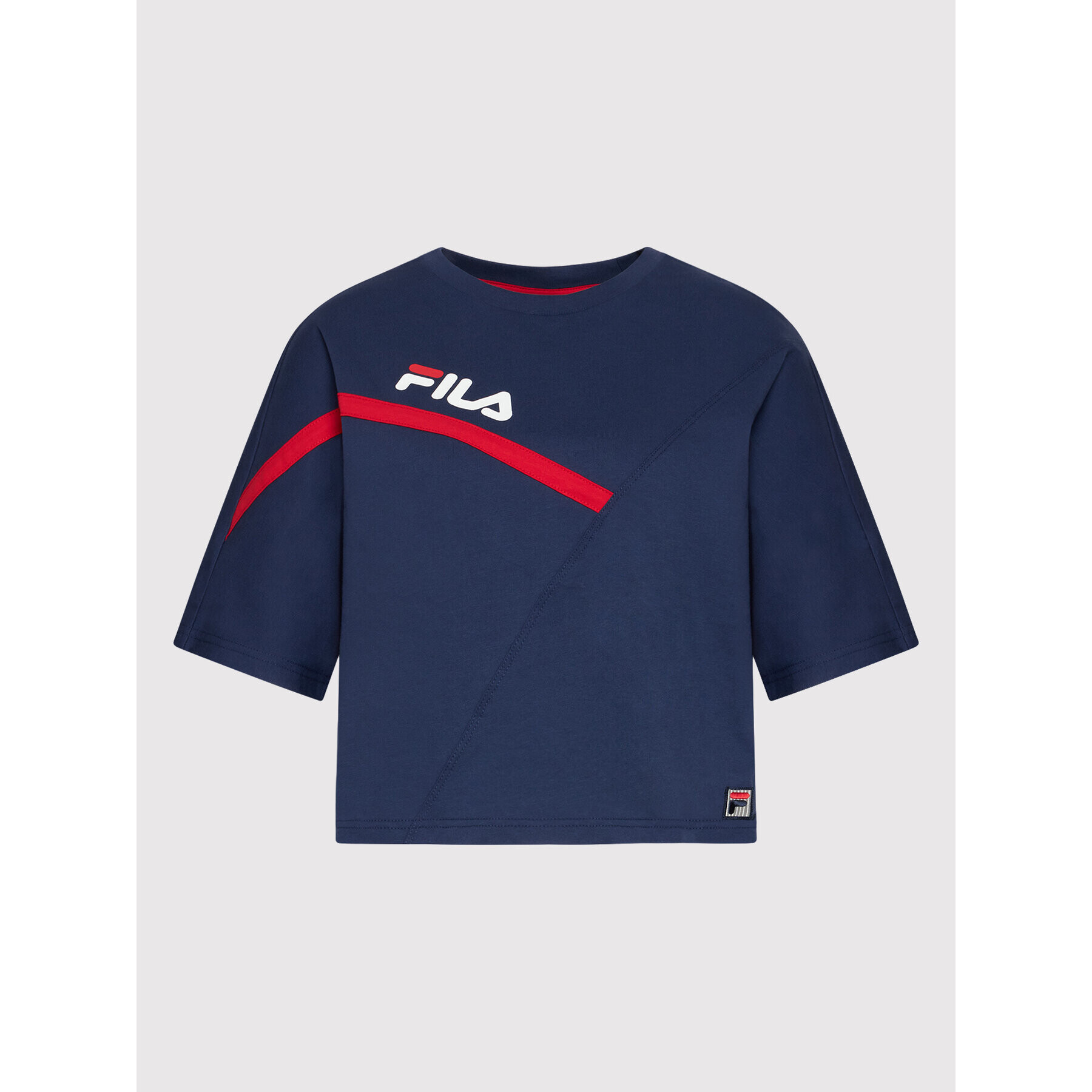 Fila Tričko Zug FAW0156 Tmavomodrá Cropped Fit - Pepit.sk