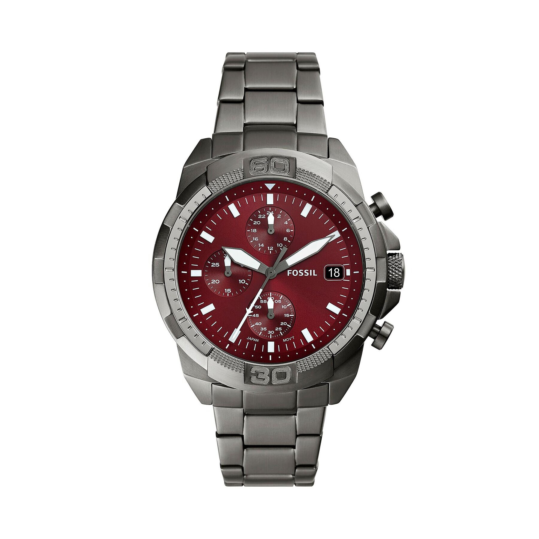 Fossil Hodinky Bronson Chronograph FS6017 Sivá - Pepit.sk