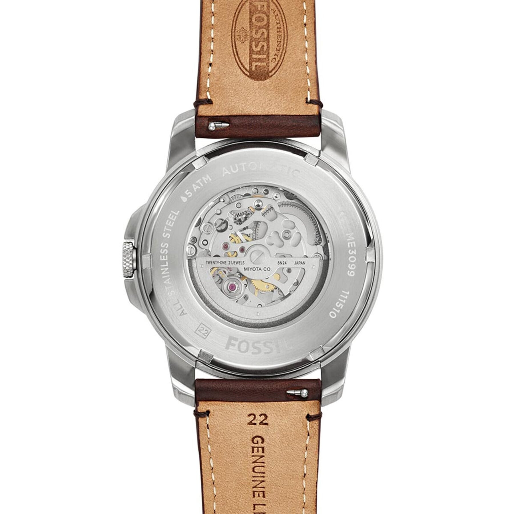 Fossil Hodinky Gant ME3099 Hnedá - Pepit.sk