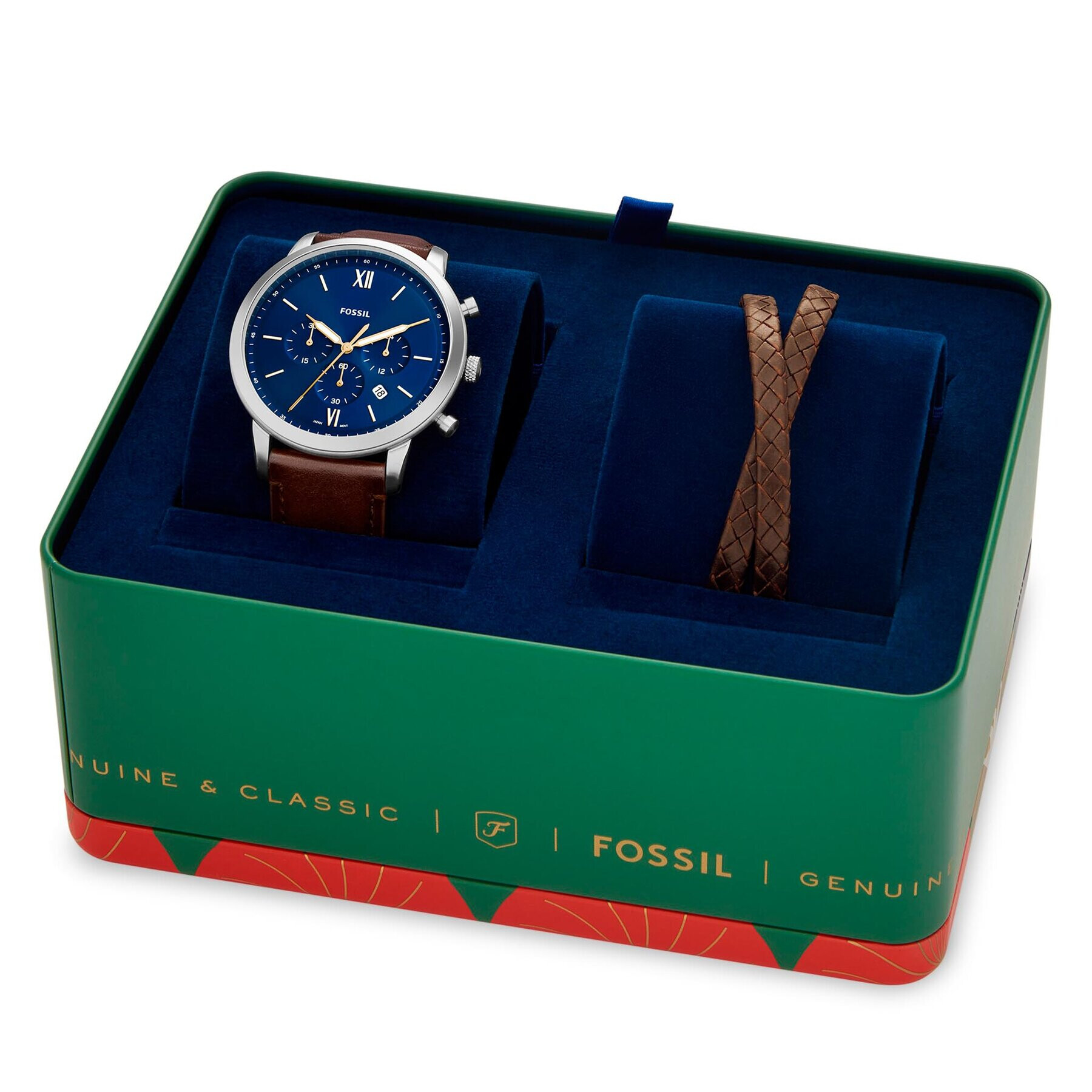 Fossil Hodinky Neutra FS6018SET Béžová - Pepit.sk