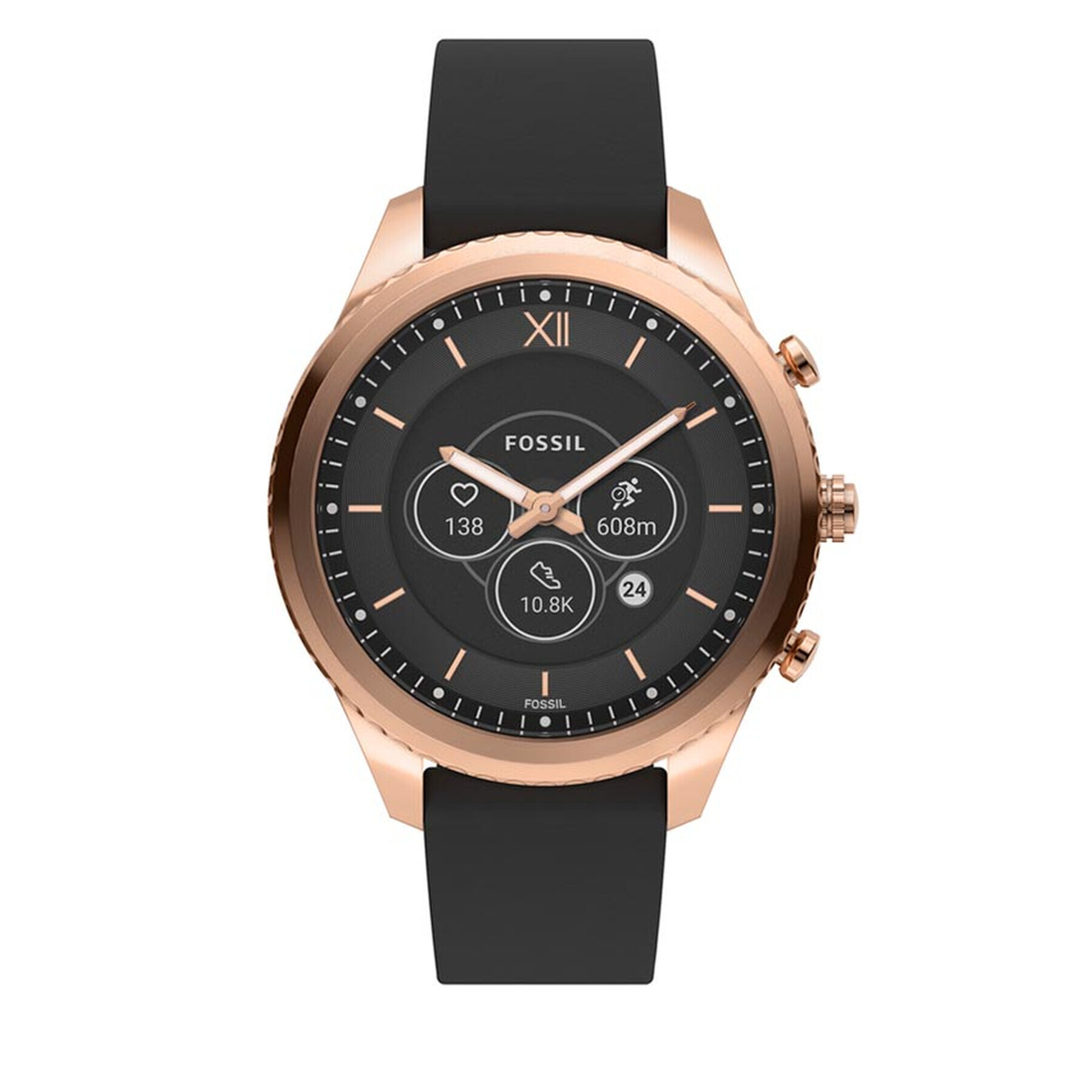 Fossil Smart hodinky Stella Gen 6 Hybrid FTW7064 Čierna - Pepit.sk