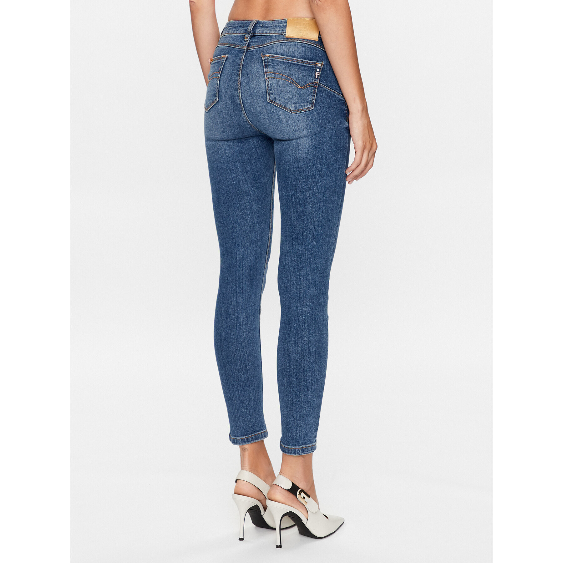 Fracomina Džínsy FP23WV8000D40102 Modrá Skinny Fit - Pepit.sk