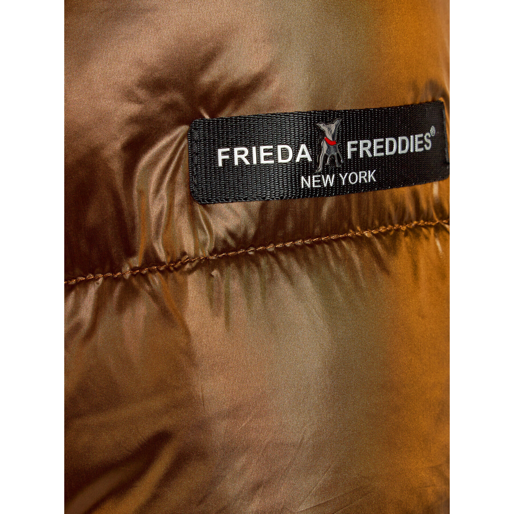 Frieda & Freddies Vatovaná bunda 1880A Hnedá Regular Fit - Pepit.sk