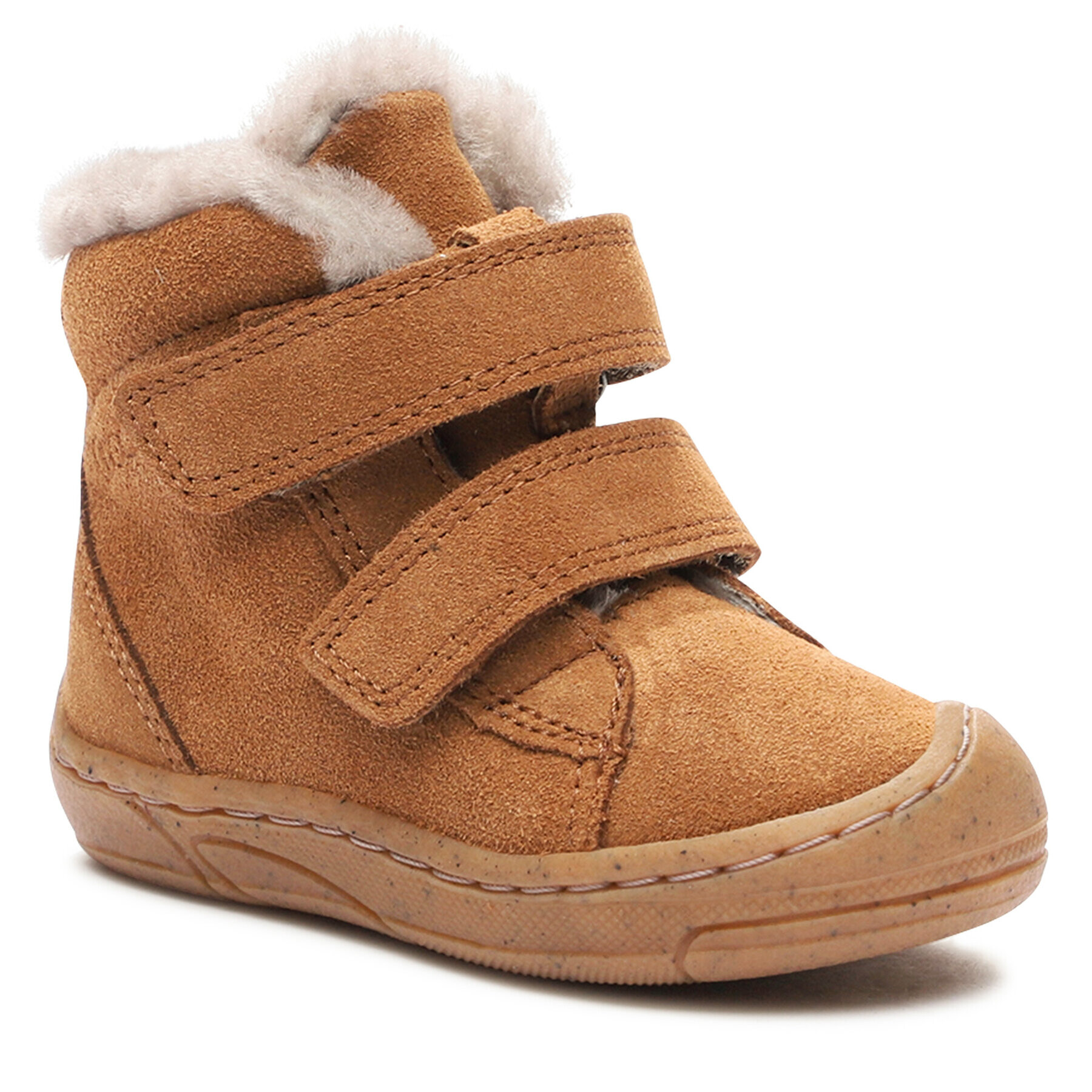 Froddo Čižmy Minni Suede Velcro G2110126-2 M Hnedá - Pepit.sk