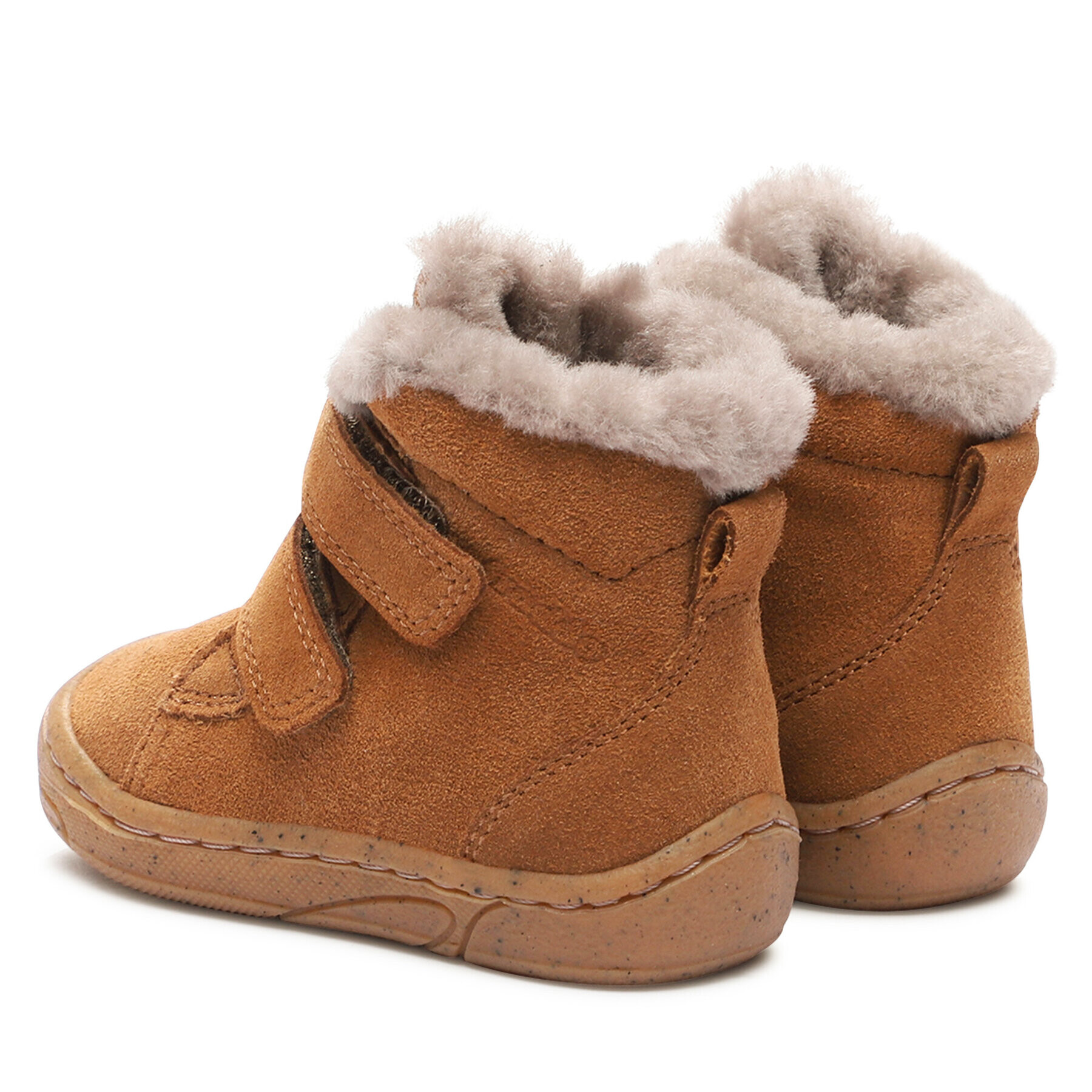 Froddo Čižmy Minni Suede Velcro G2110126-2 M Hnedá - Pepit.sk