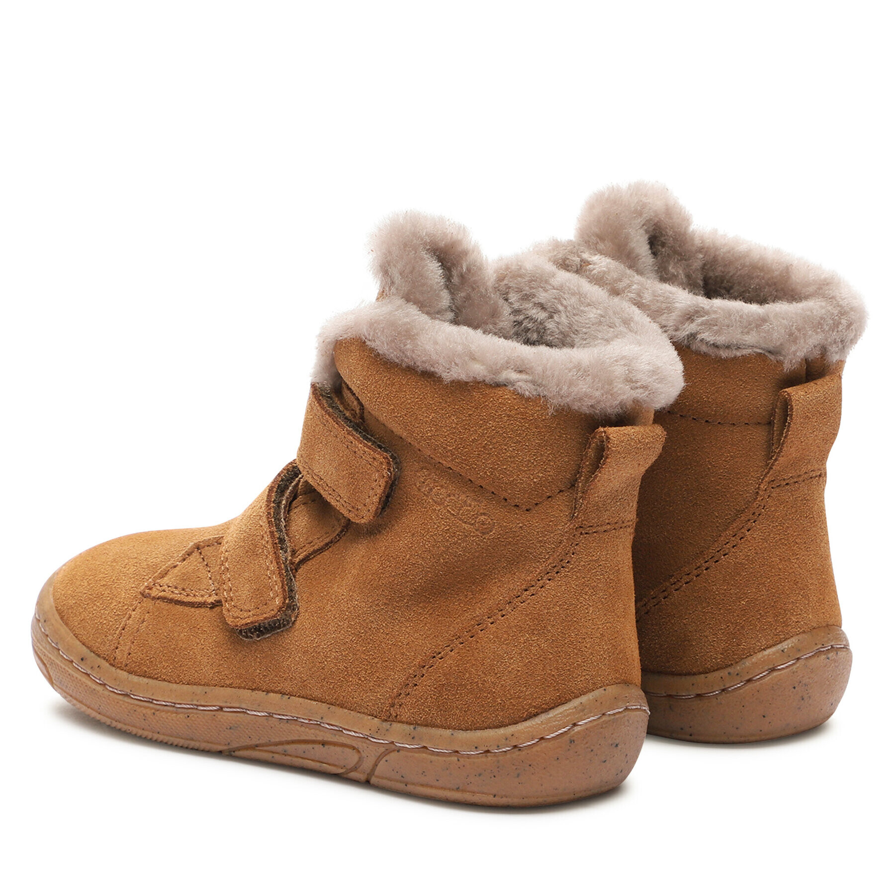 Froddo Čižmy Minni Suede Velcro G2110126-2 S Hnedá - Pepit.sk