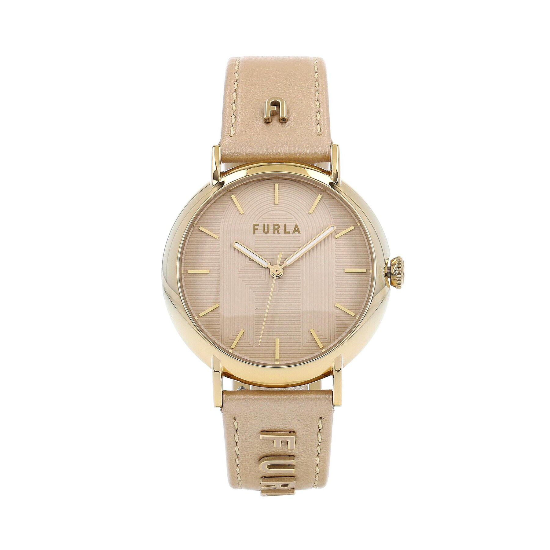 Furla Hodinky Easy Shape WW00025-BX1317-OR000-1-007-20-CN-W Béžová - Pepit.sk