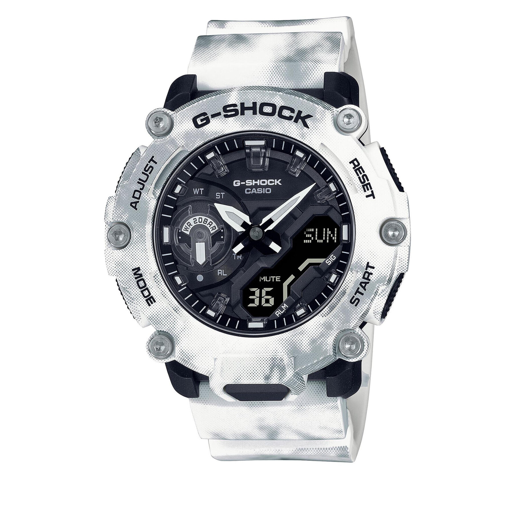 G-Shock Hodinky GA-2200GC-7AER Biela - Pepit.sk