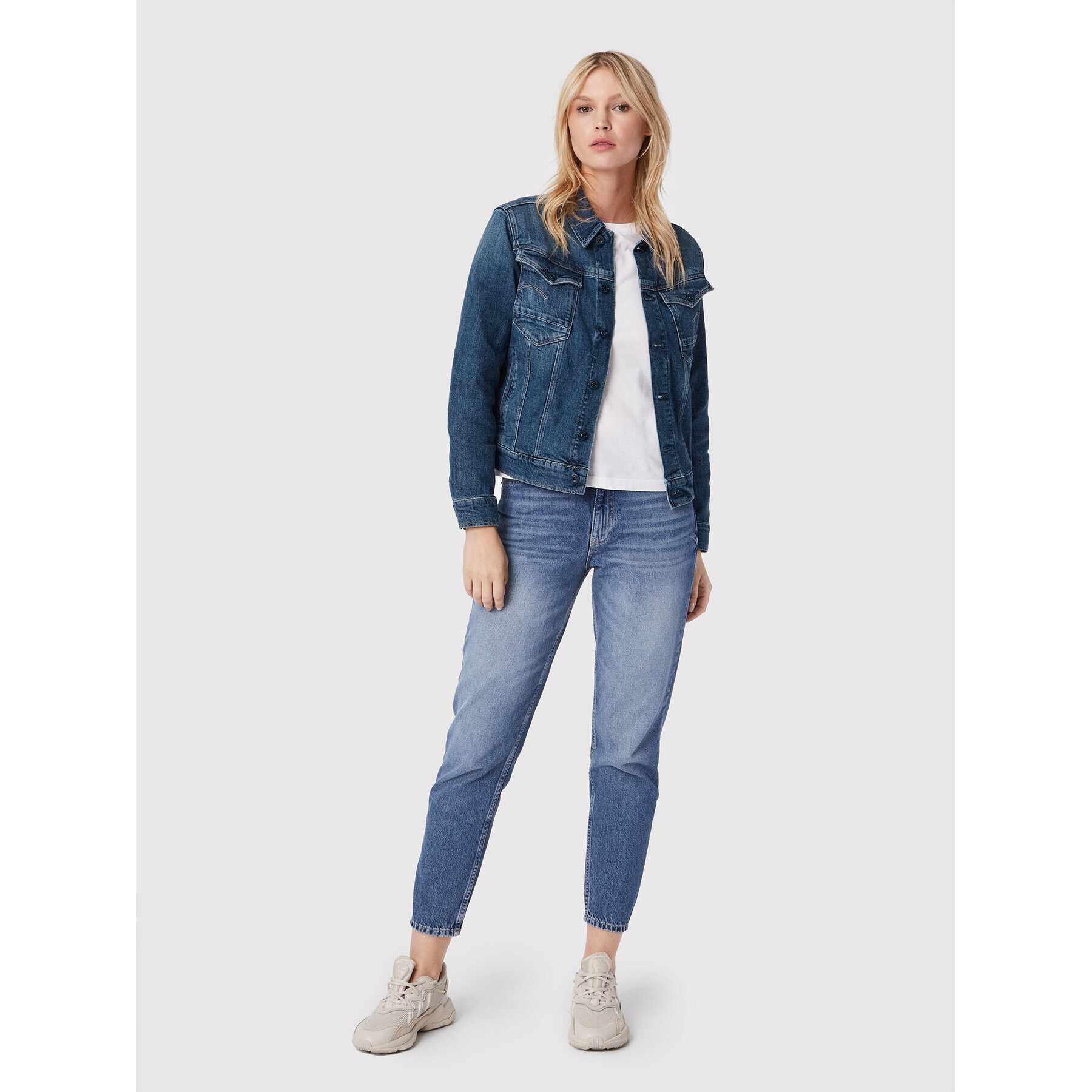 G-Star Raw Džínsová bunda Burten Stretch D20051-C911-C767 Tmavomodrá Regular Fit - Pepit.sk