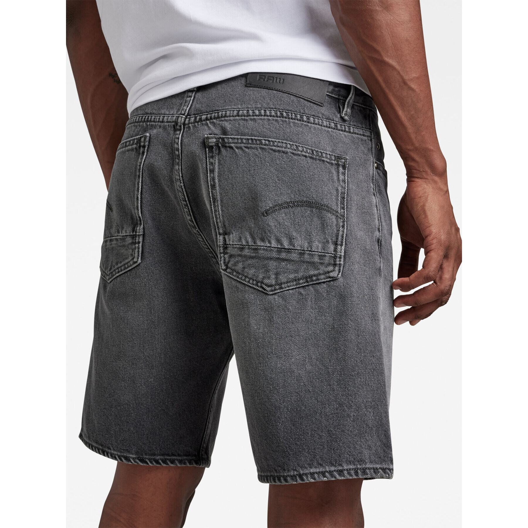 G-Star Raw Džínsové šortky D20776-D291-C778 Sivá Regular Fit - Pepit.sk