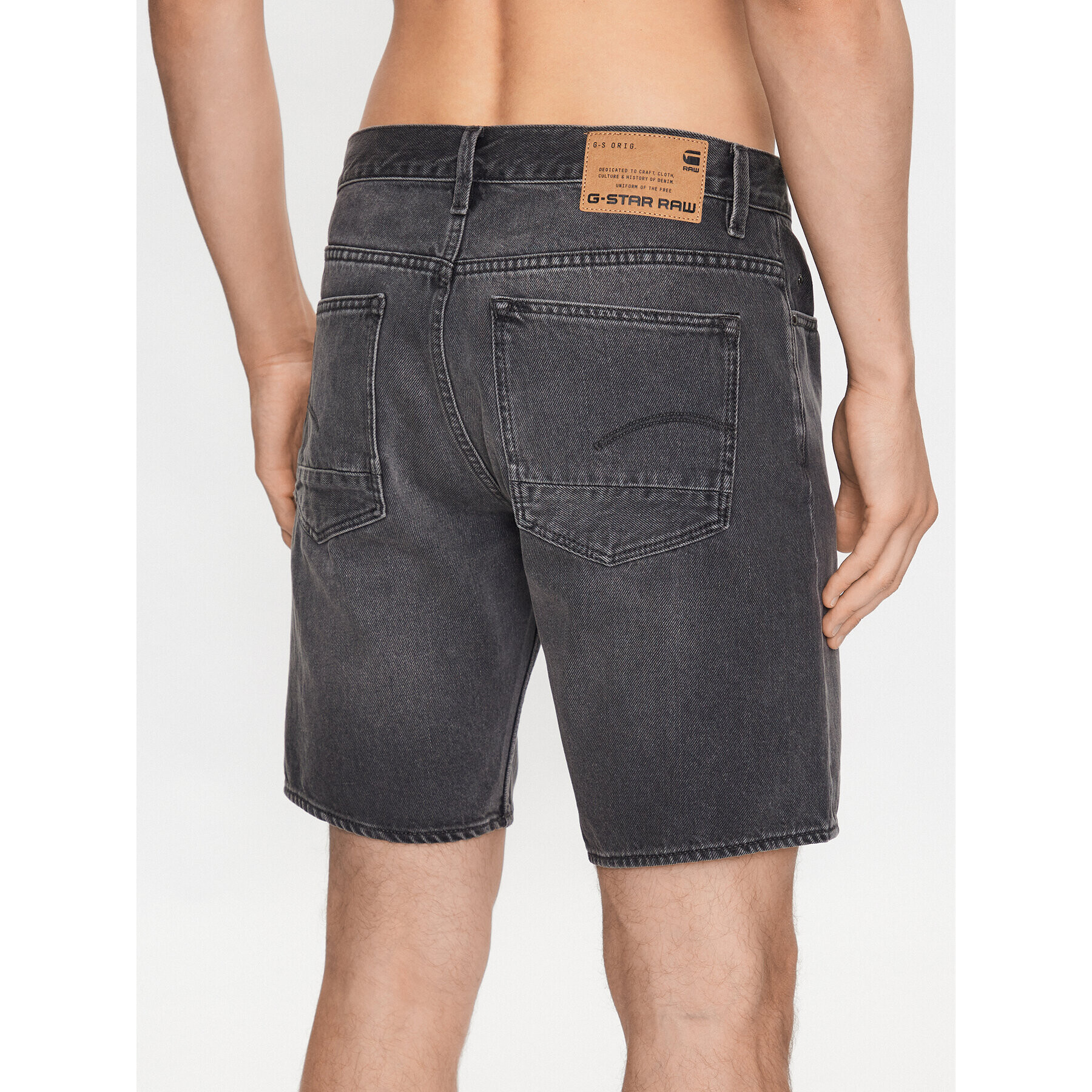 G-Star Raw Džínsové šortky D20776-D291-C778 Sivá Regular Fit - Pepit.sk