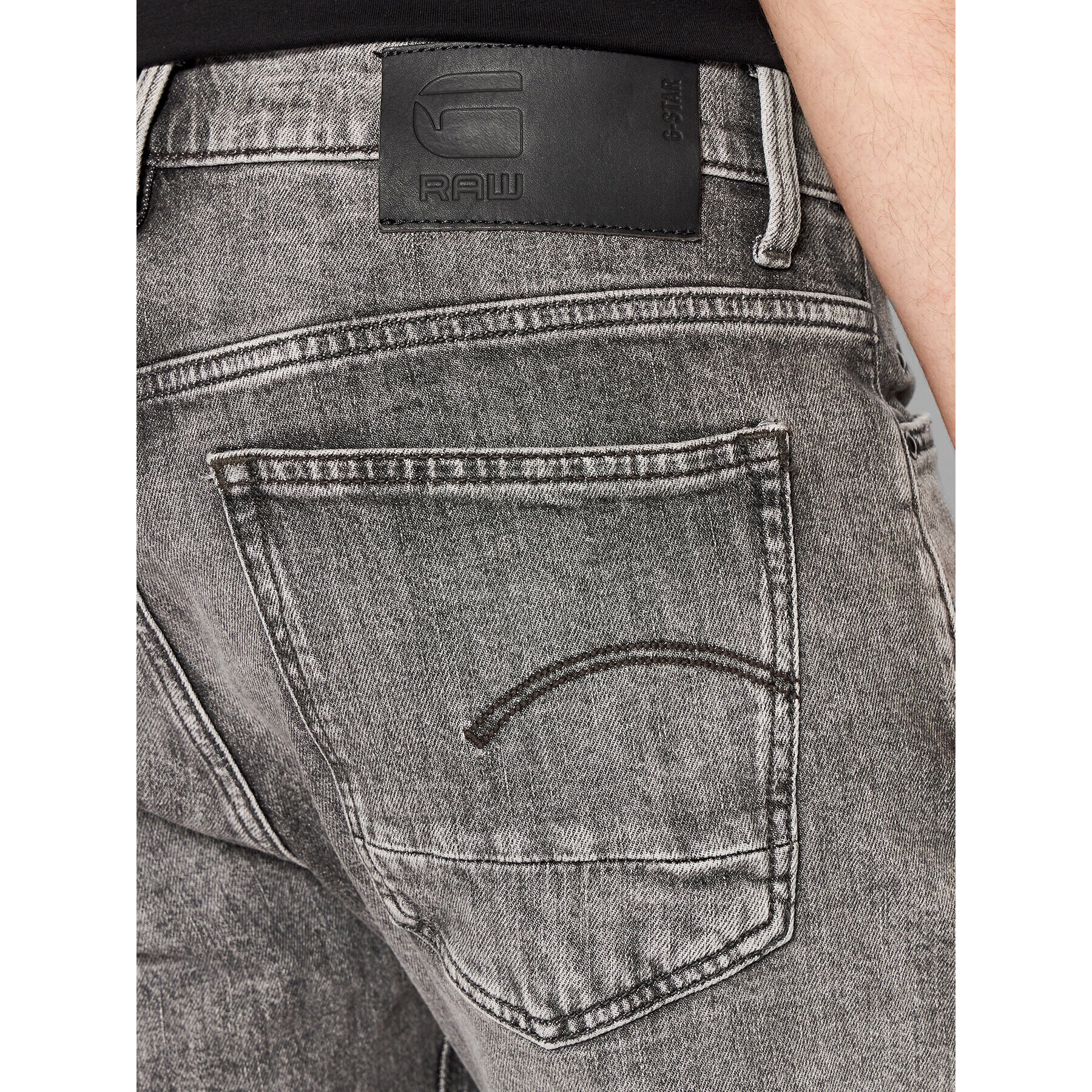 G-Star Raw Džínsové šortky Triple A D20776-C909-C762 Sivá Regular Fit - Pepit.sk