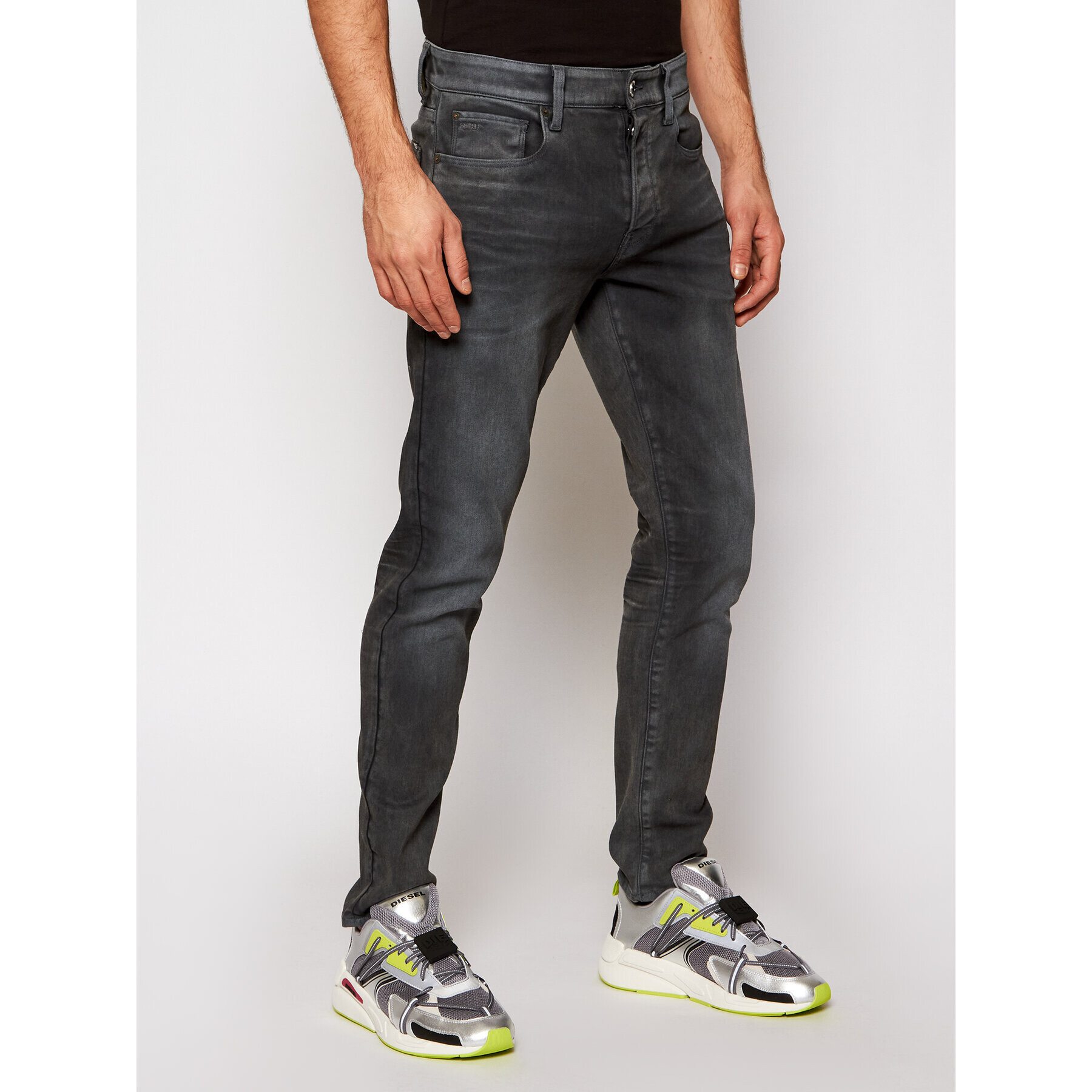 G-Star Raw Džínsy 3301 51001-7863-3143 Sivá Slim Fit - Pepit.sk